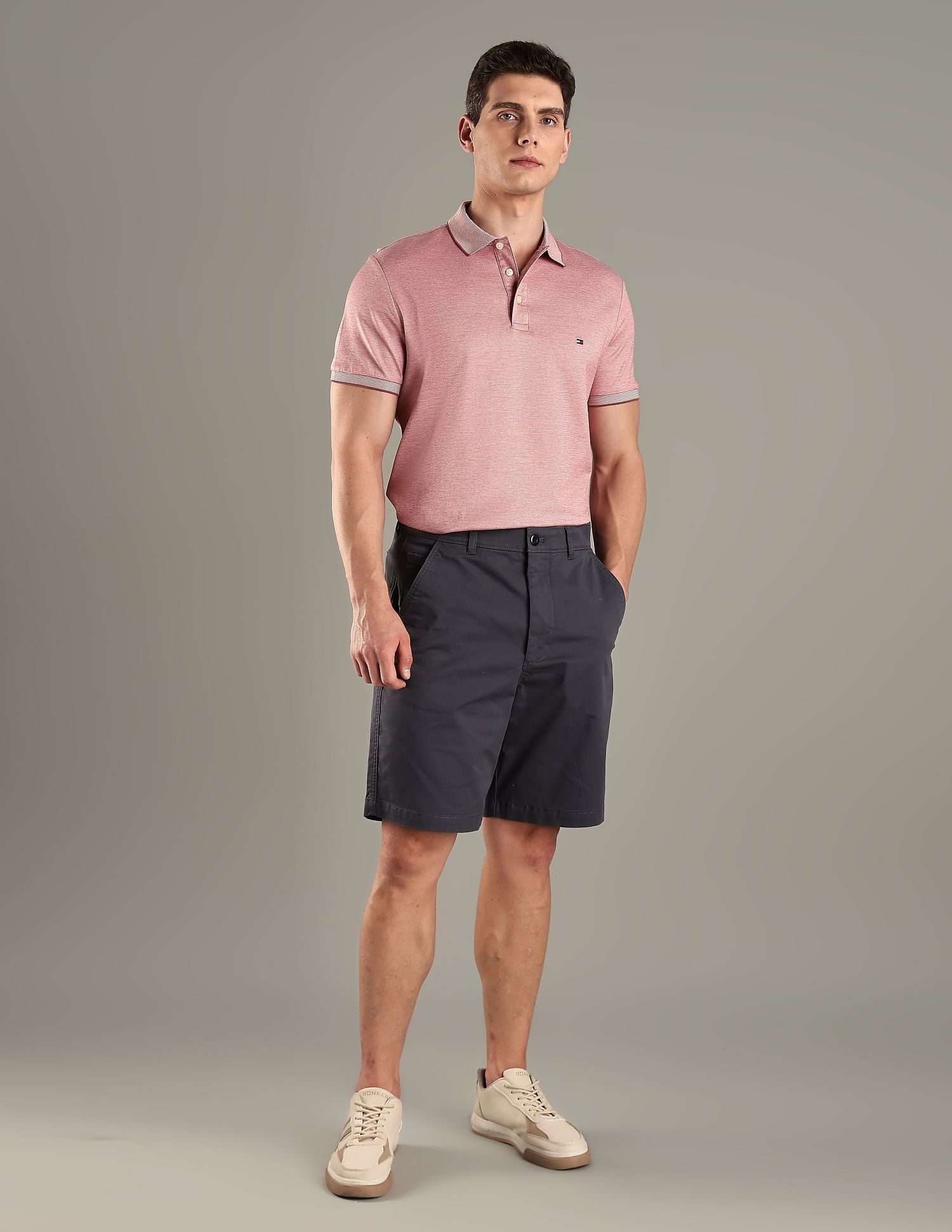 Tommy Hilfiger Printed Regular-Fit Cotton Polo T-Shirt