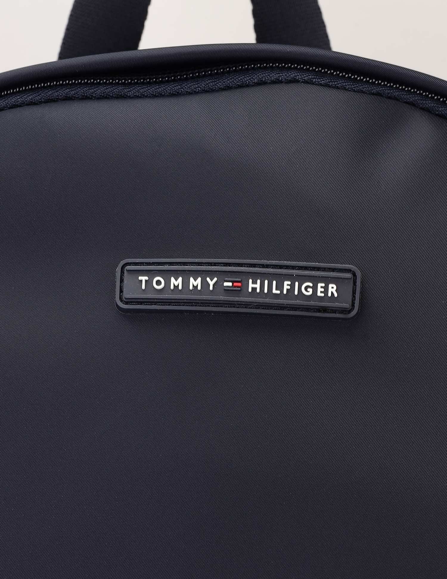 Tommy Hilfiger Solid Navy Nylon Backpack
