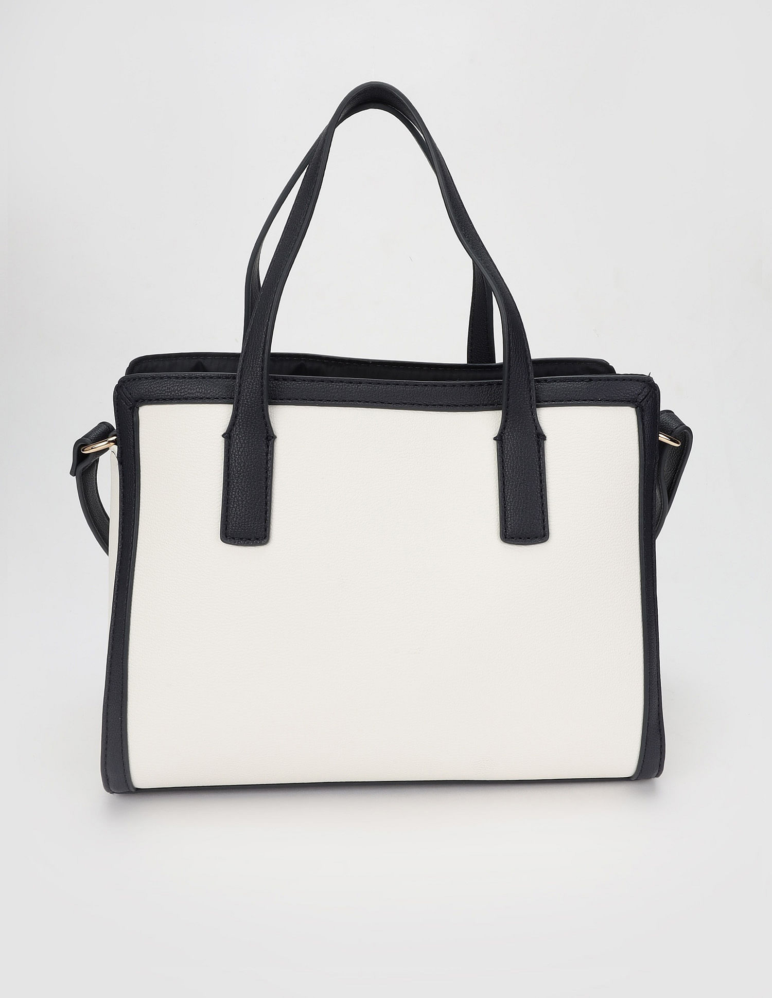 Tommy Hilfiger Solid Blue Pu Hand Bag