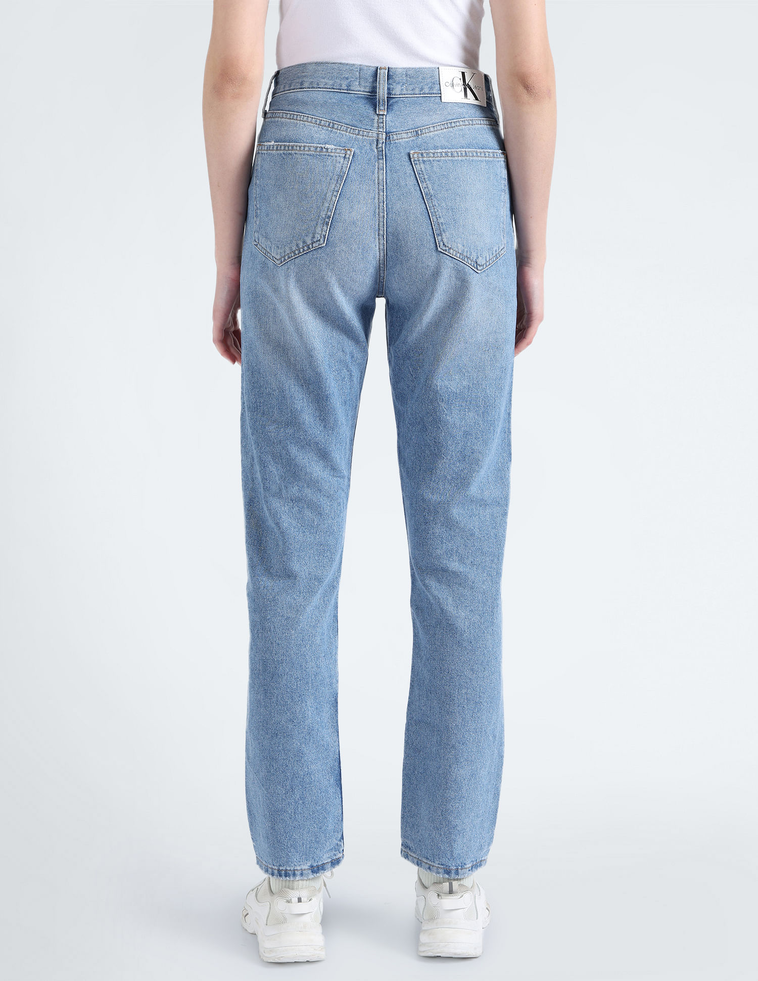 Calvin Klein Authentic Slim Straight Fit Cotton Jeans