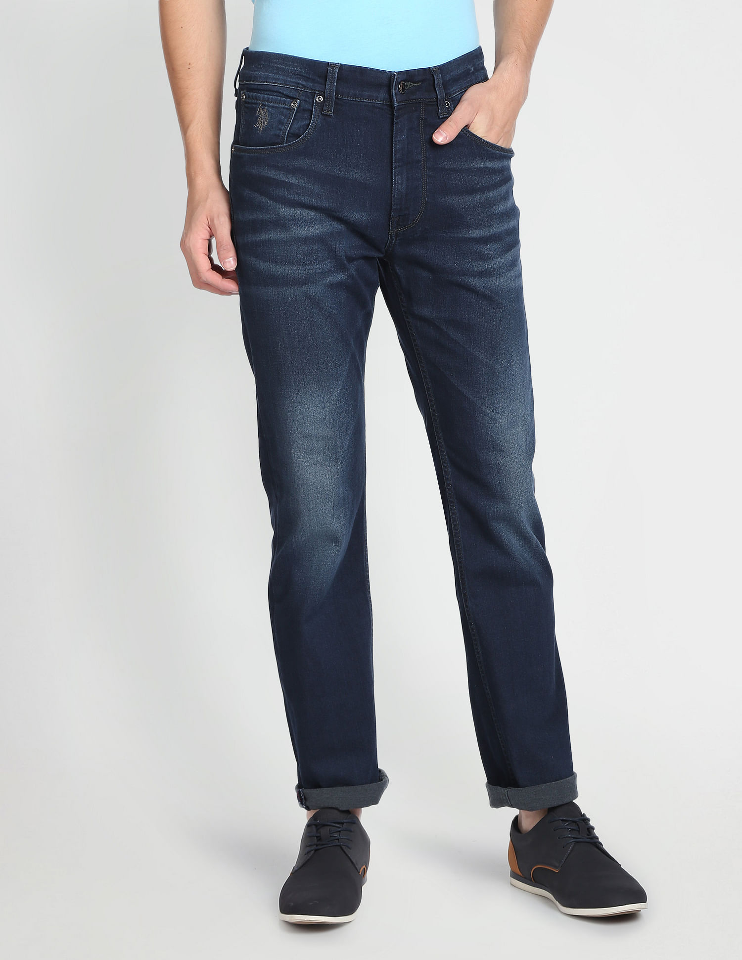 Men's Stonewash Relaxed Fit Classic 5-Pocket Denim Jeans by Field & Forest  at Fleet Farm