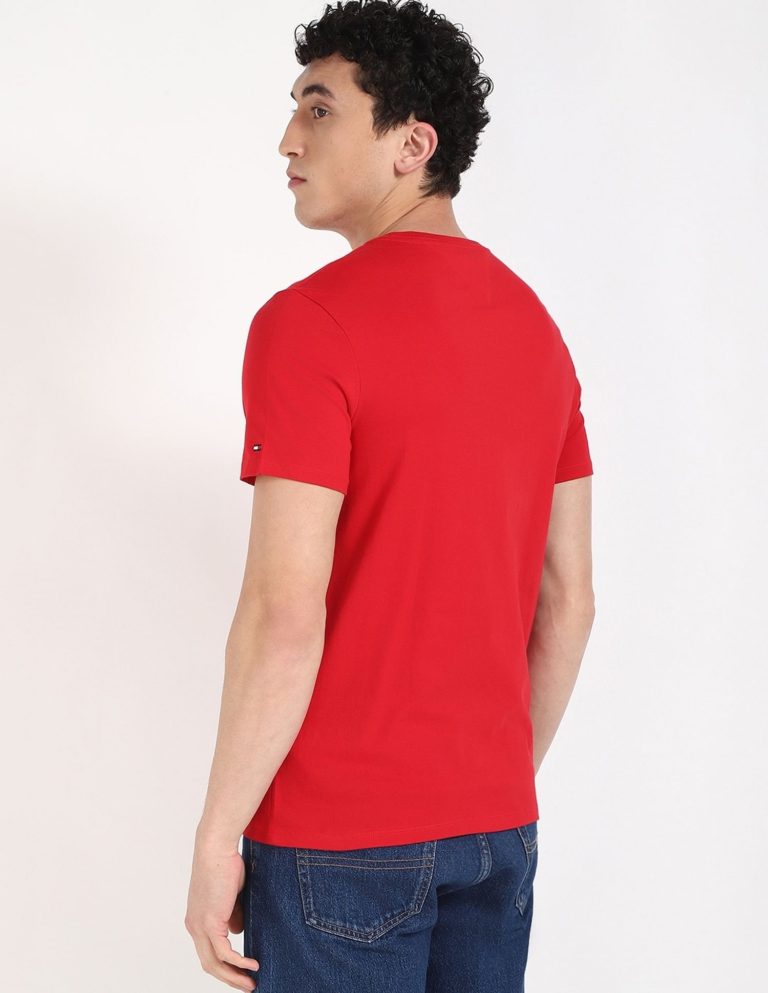 Tommy Hilfiger Logo Regular-Fit Cotton T-Shirt