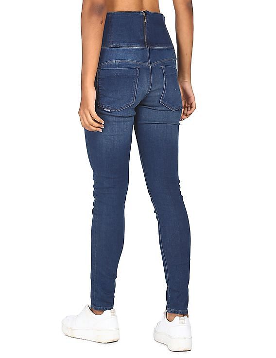 Flying Machine Women High Rise Hourglass Fit Jeans