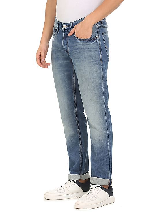 Ladies Dark Blue Stretchable Denim Jeans at Rs 550/piece in Mumbai | ID:  19912884888