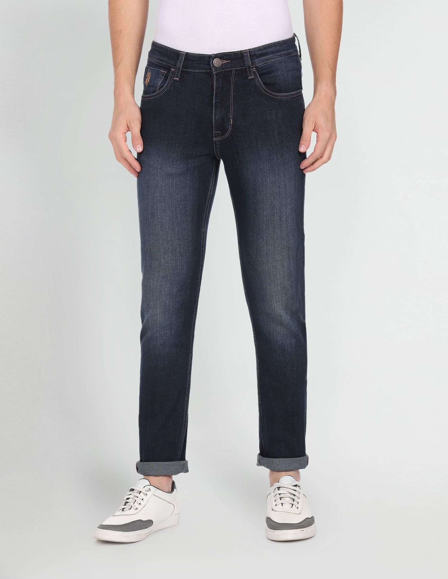 U.S. Polo Assn. Denim Co. Brandon Slim Tapered Fit Blue Jeans