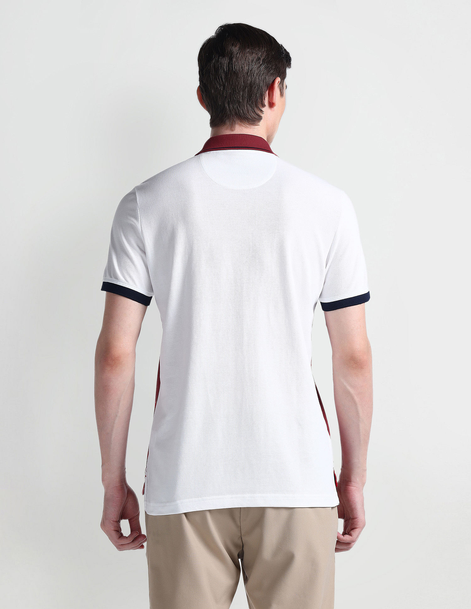 Arrow Sports Colour Block Regular Polo Shirt