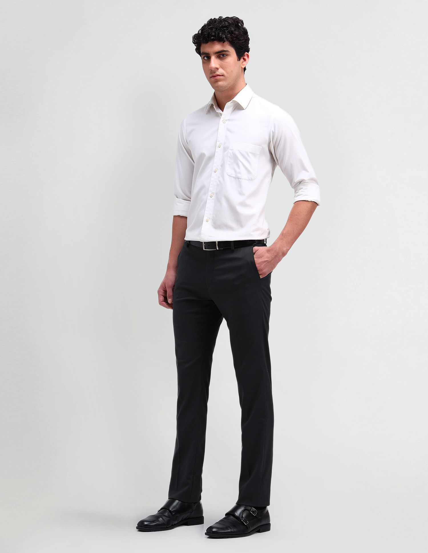 Arrow Denver Slim Dobby Trousers