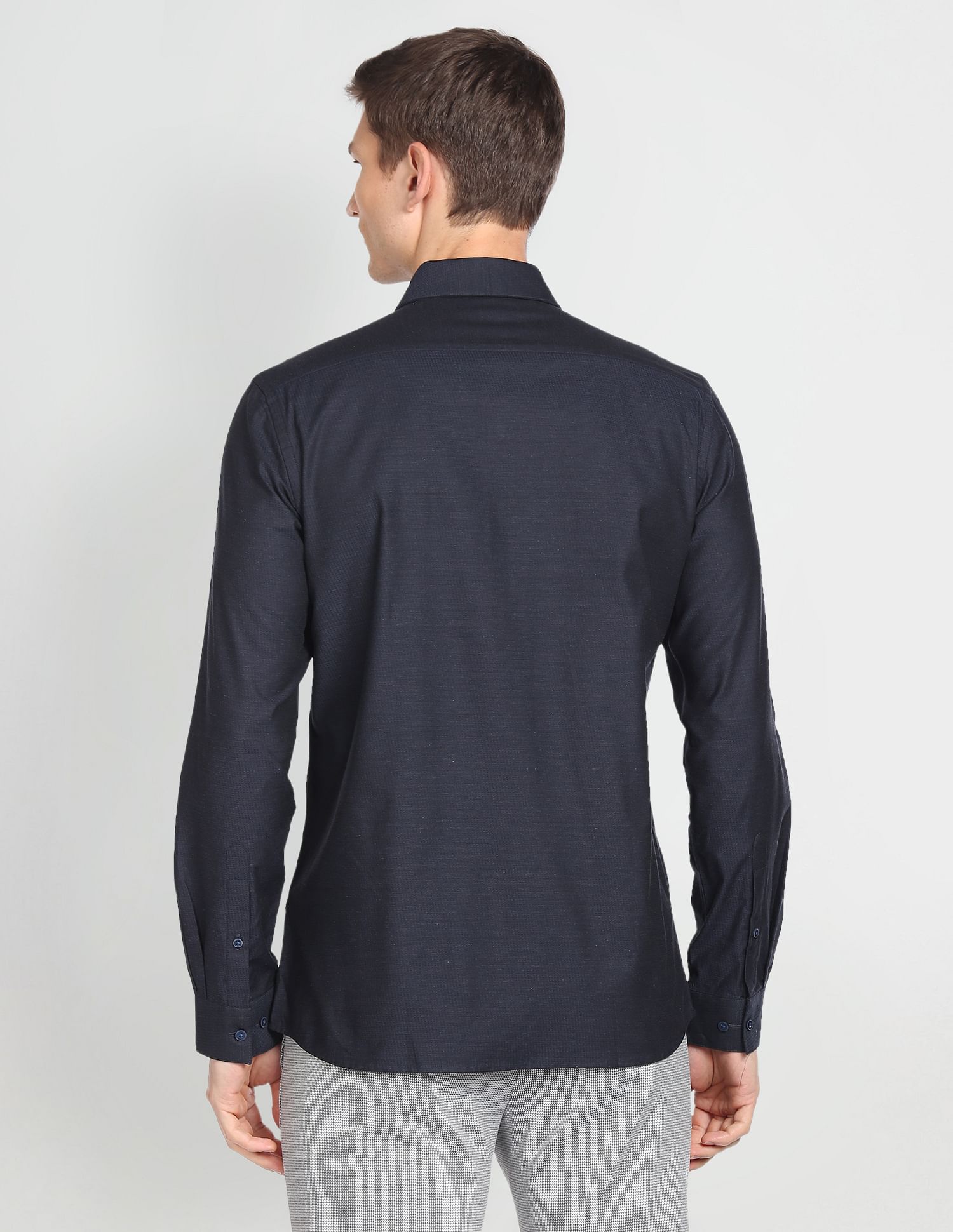 Arrow Newyork Self Design Dobby Formal Shirt