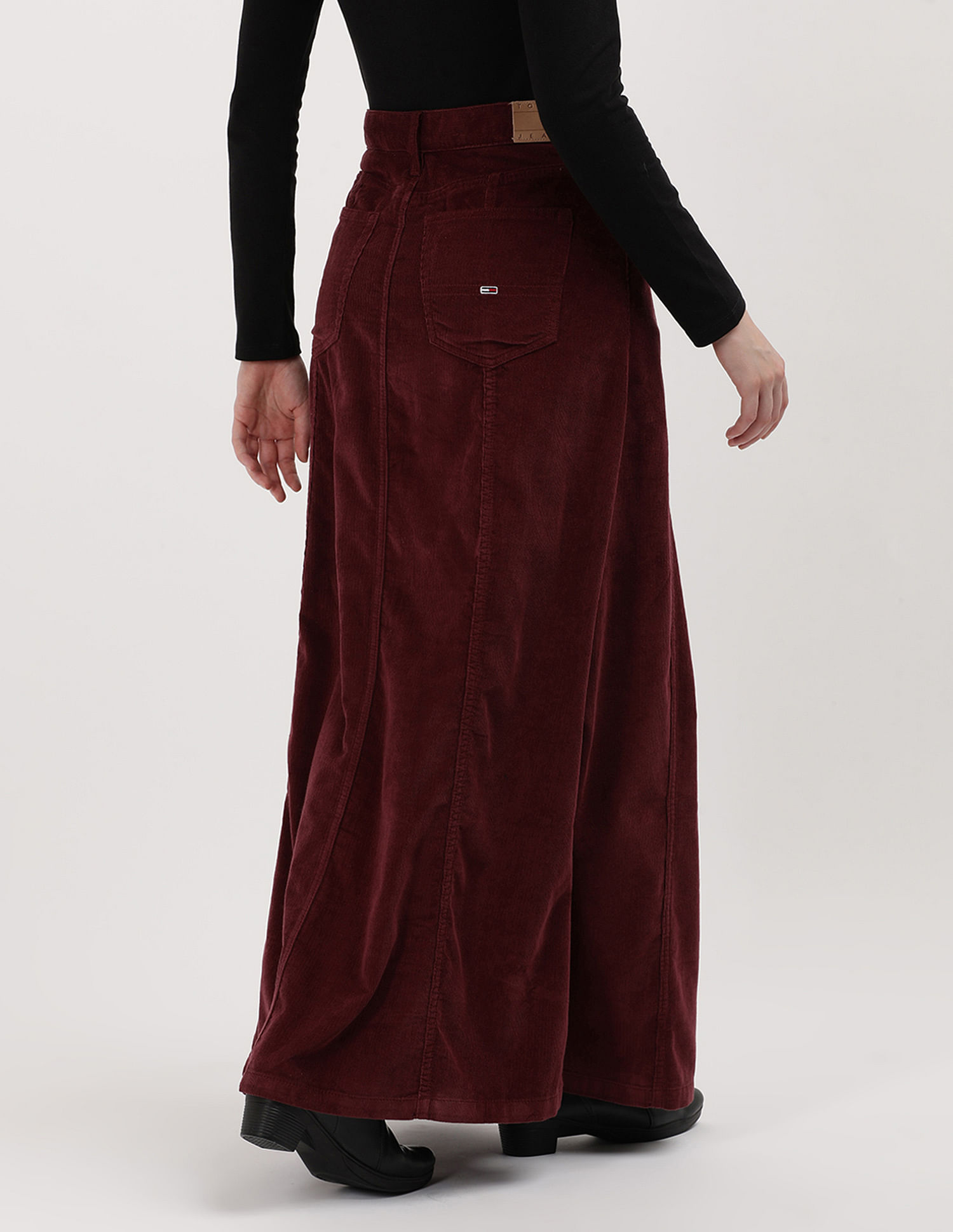 Tommy Hilfiger Slim Fit Corduroy Maxi Skirt