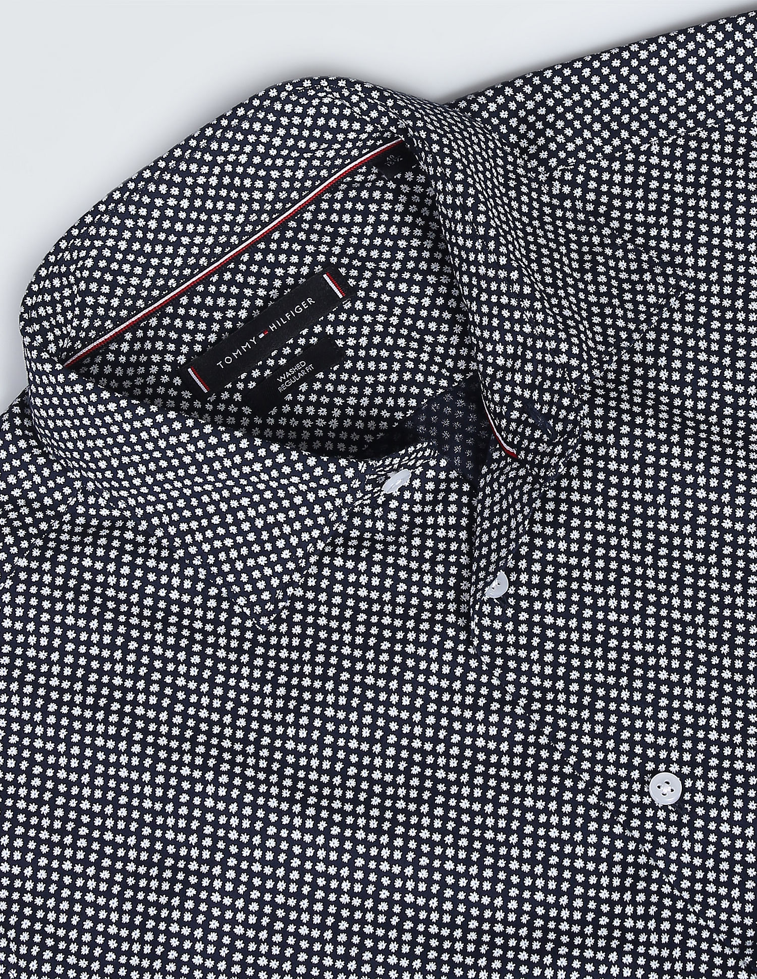 Tommy Hilfiger Floral Print Cotton Shirt
