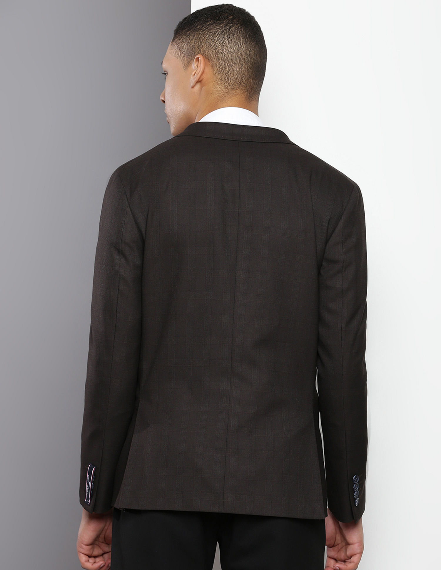 Tommy Hilfiger Check Print Regular Fit Blazer