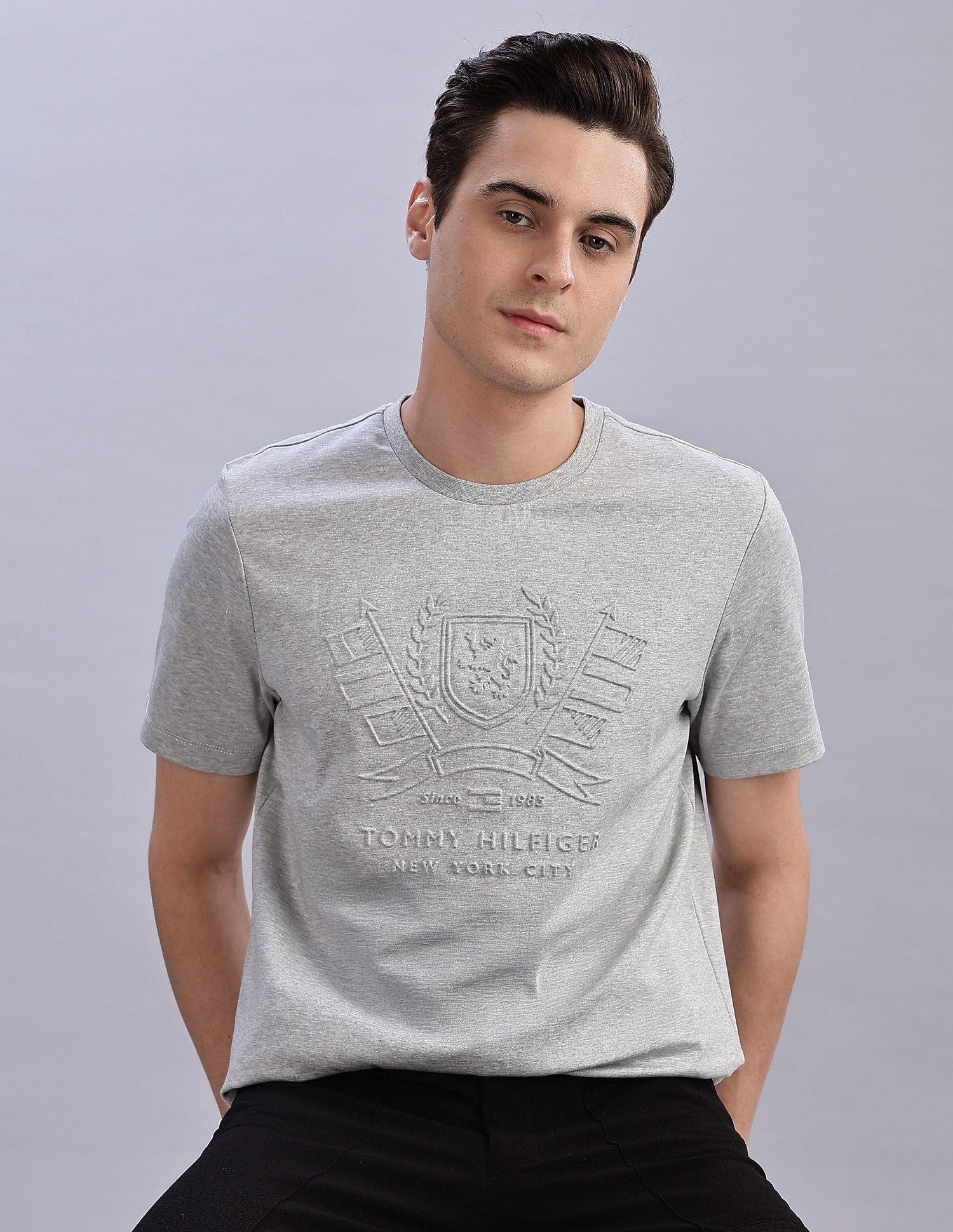 Tommy Hilfiger Printed Regular-Fit Cotton T-Shirts
