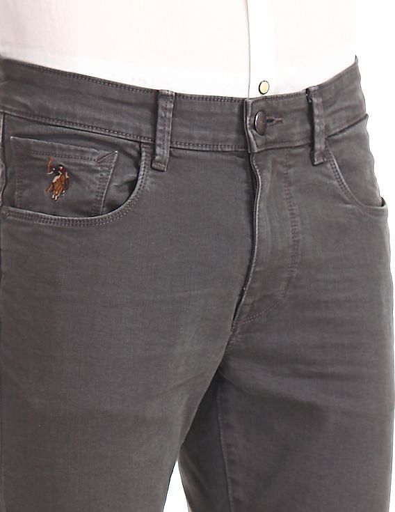 U.S. Polo Assn. Denim Co. Brandon Slim Tapered Fit Grey Jeans