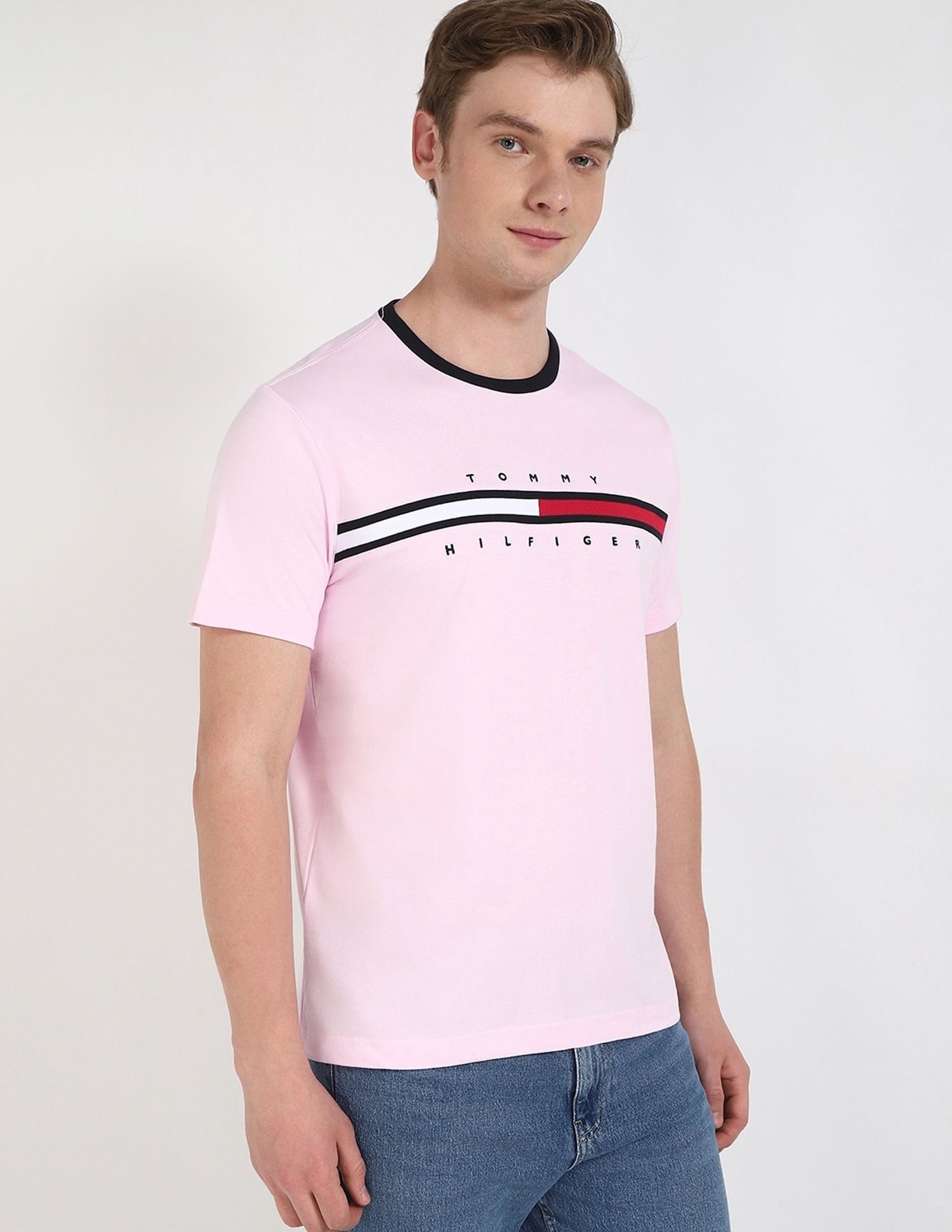 Tommy Hilfiger Embroidered Logo Regular-Fit Cotton T-Shirt