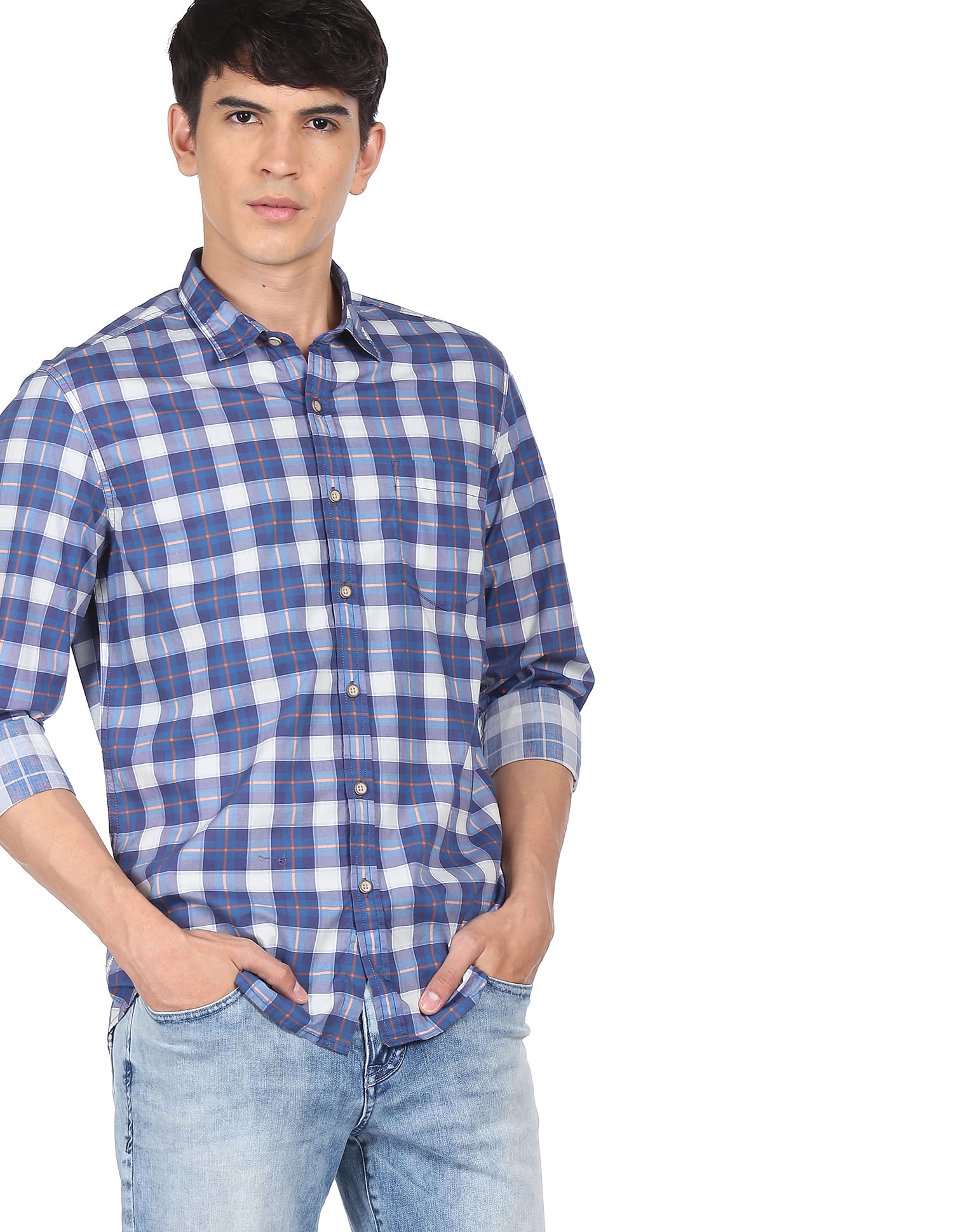 FLYING MACHINE Men Solid Casual Blue Shirt - Buy FLYING MACHINE Men Solid  Casual Blue Shirt Online at Best Prices in India | Flipkart.com