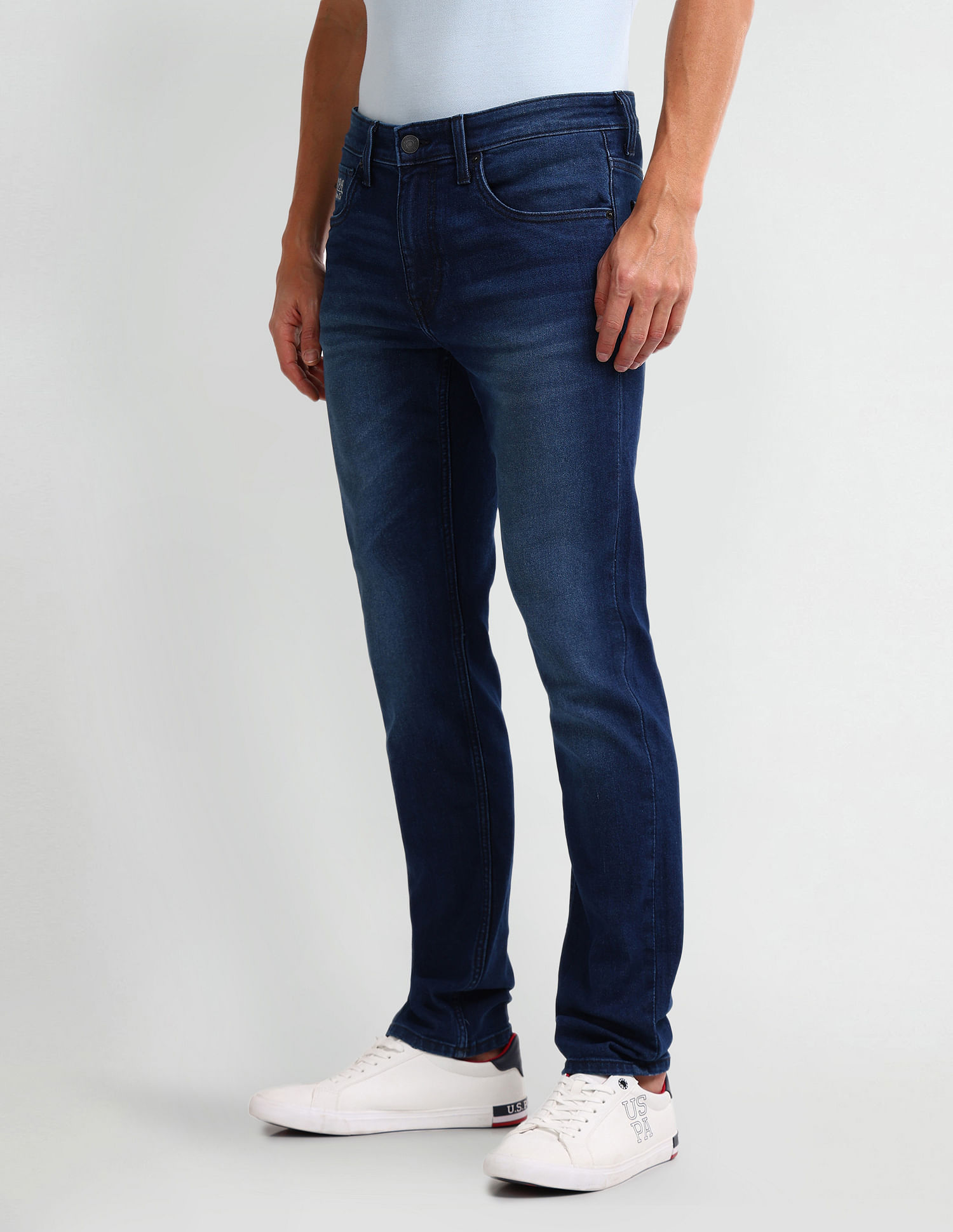 U.S. Polo Assn. Denim Co. Brandon Slim Tapered Blue Jeans