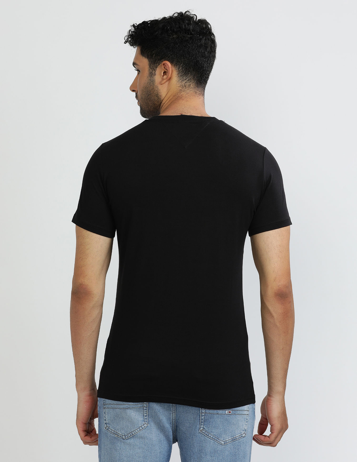 Tommy Hilfiger Crew Neck Flock T-Shirt
