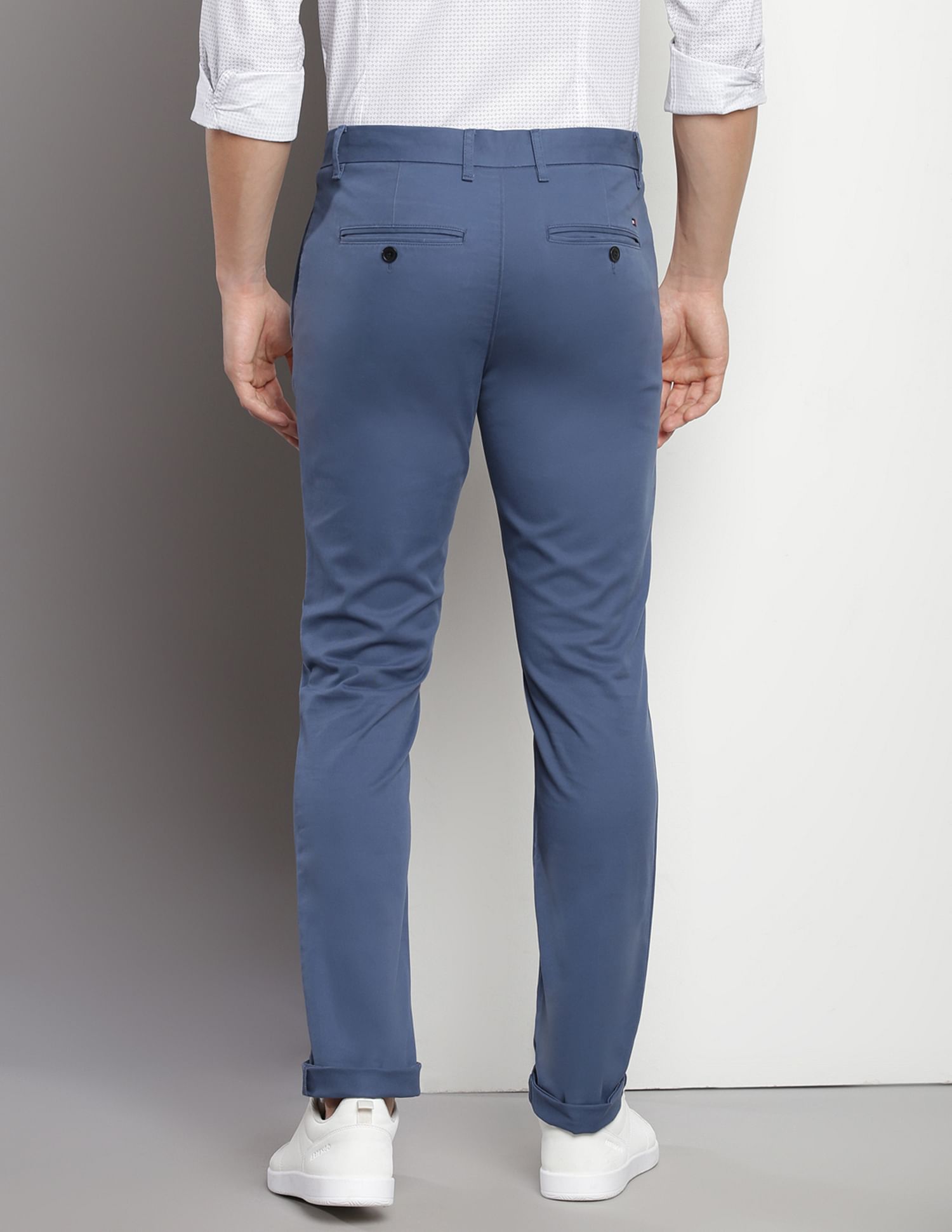 Tommy Hilfiger Mid Rise Slim Fit Trousers