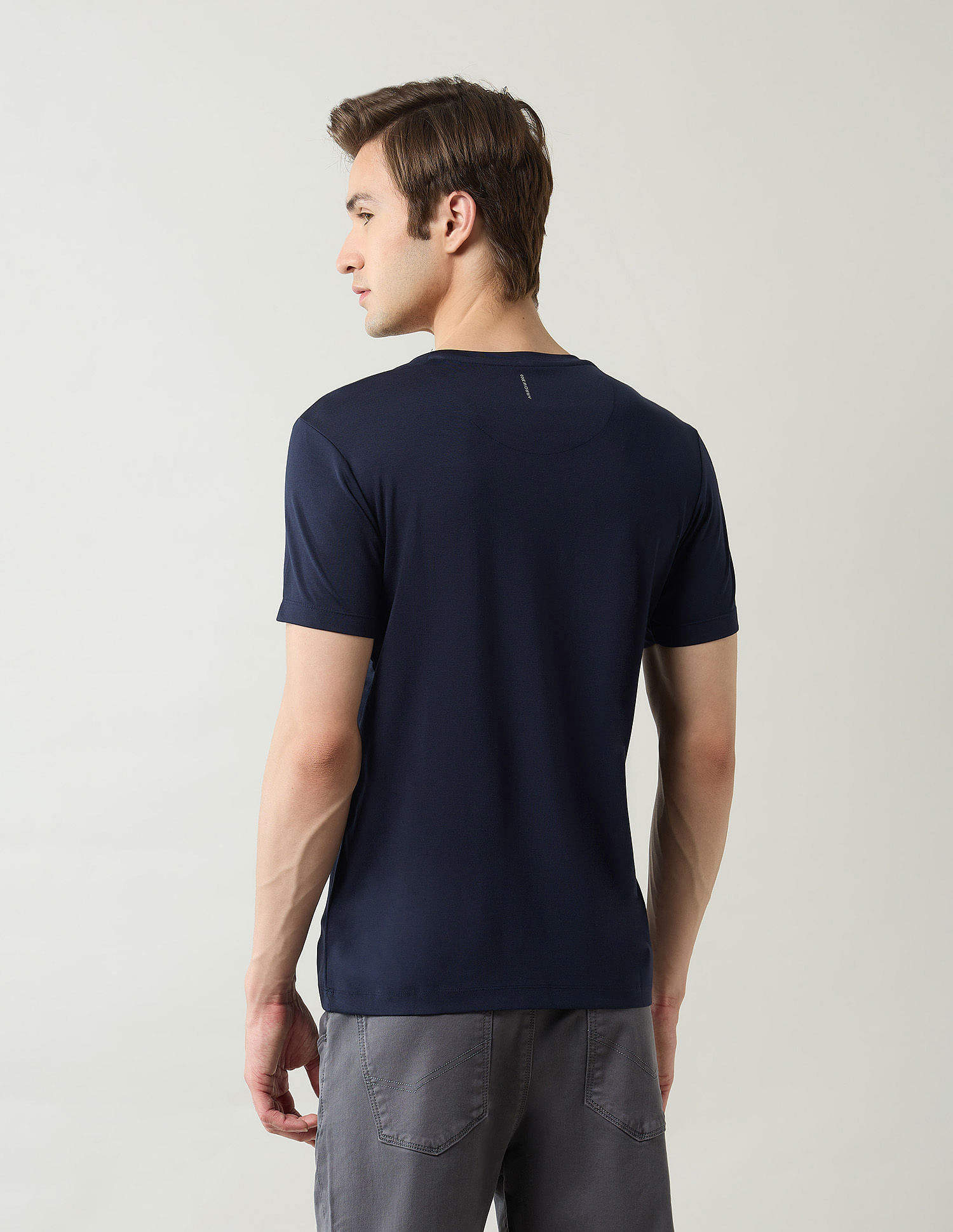 Arrow Newyork Brand Printed Night Is Young T-Shirt