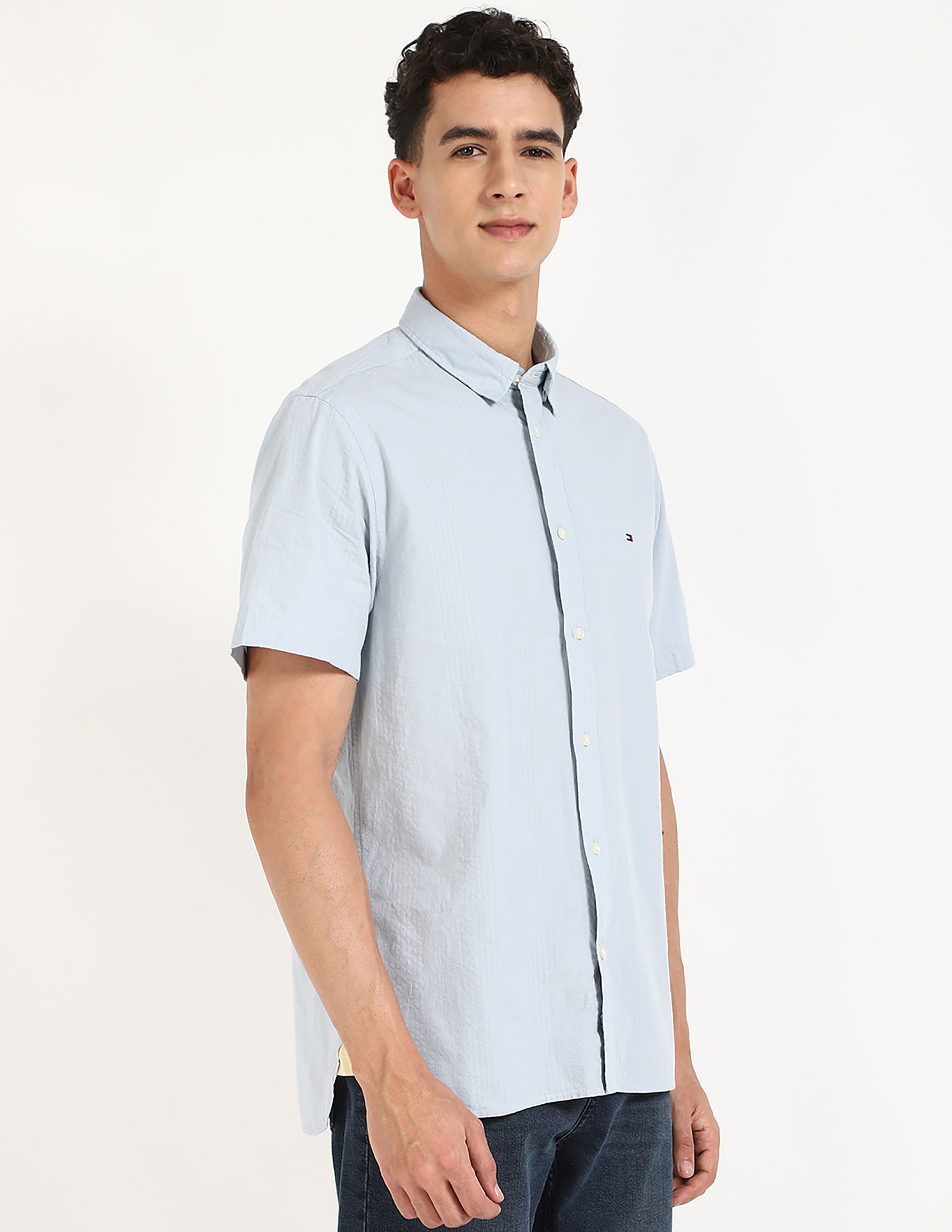 Tommy Hilfiger Solid Regular Fit Shirt