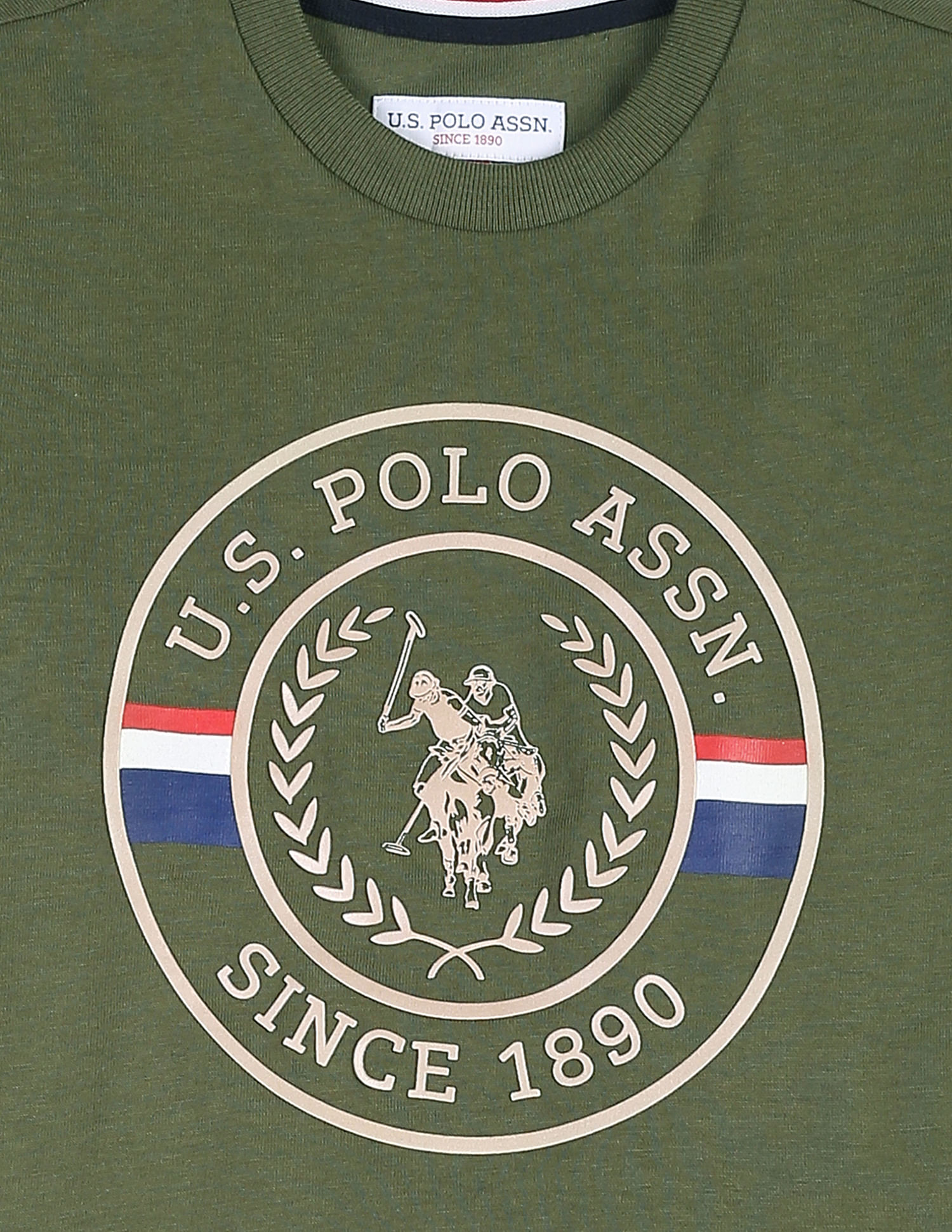 U.S. Polo Assn. Kids Boys Iconic Brand Print T-Shirt