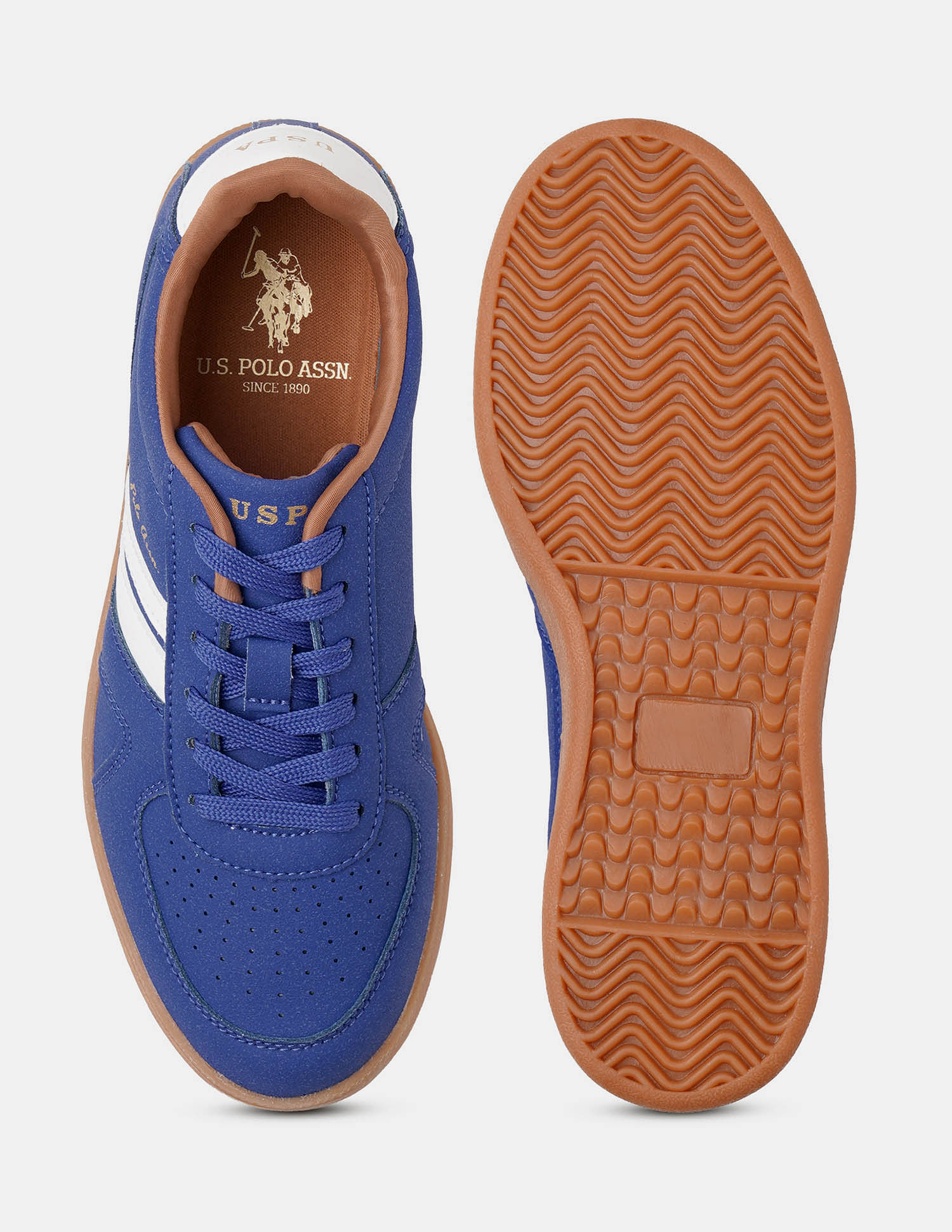 U.S. Polo Assn. Women Edda Striped Sneakers