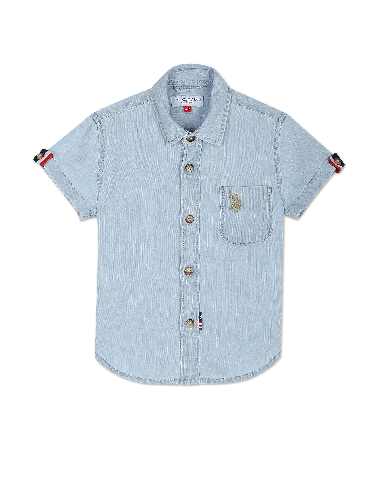 U.S. Polo Assn. Kids Boys Classic Denim Shirt