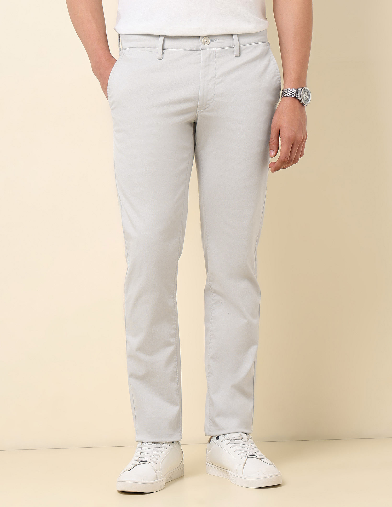 U.S. Polo Assn. Dobby Denver Slim Fit Trousers