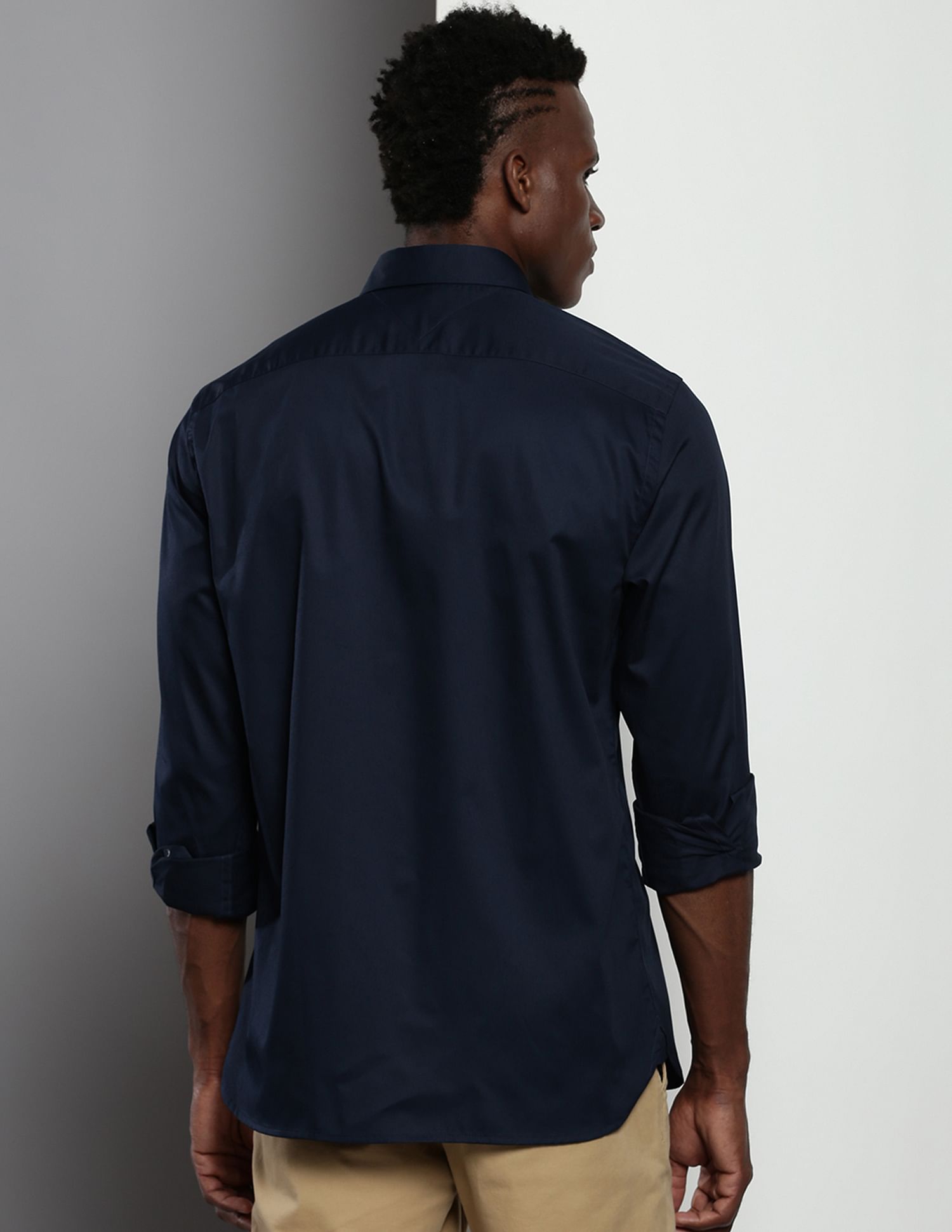 Tommy Hilfiger Colour Block Sateen Shirt
