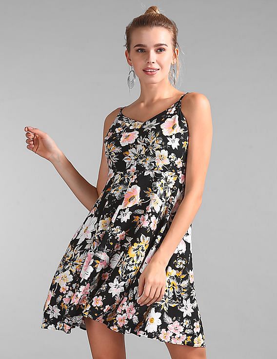 Gap fit and flare hotsell cami dress