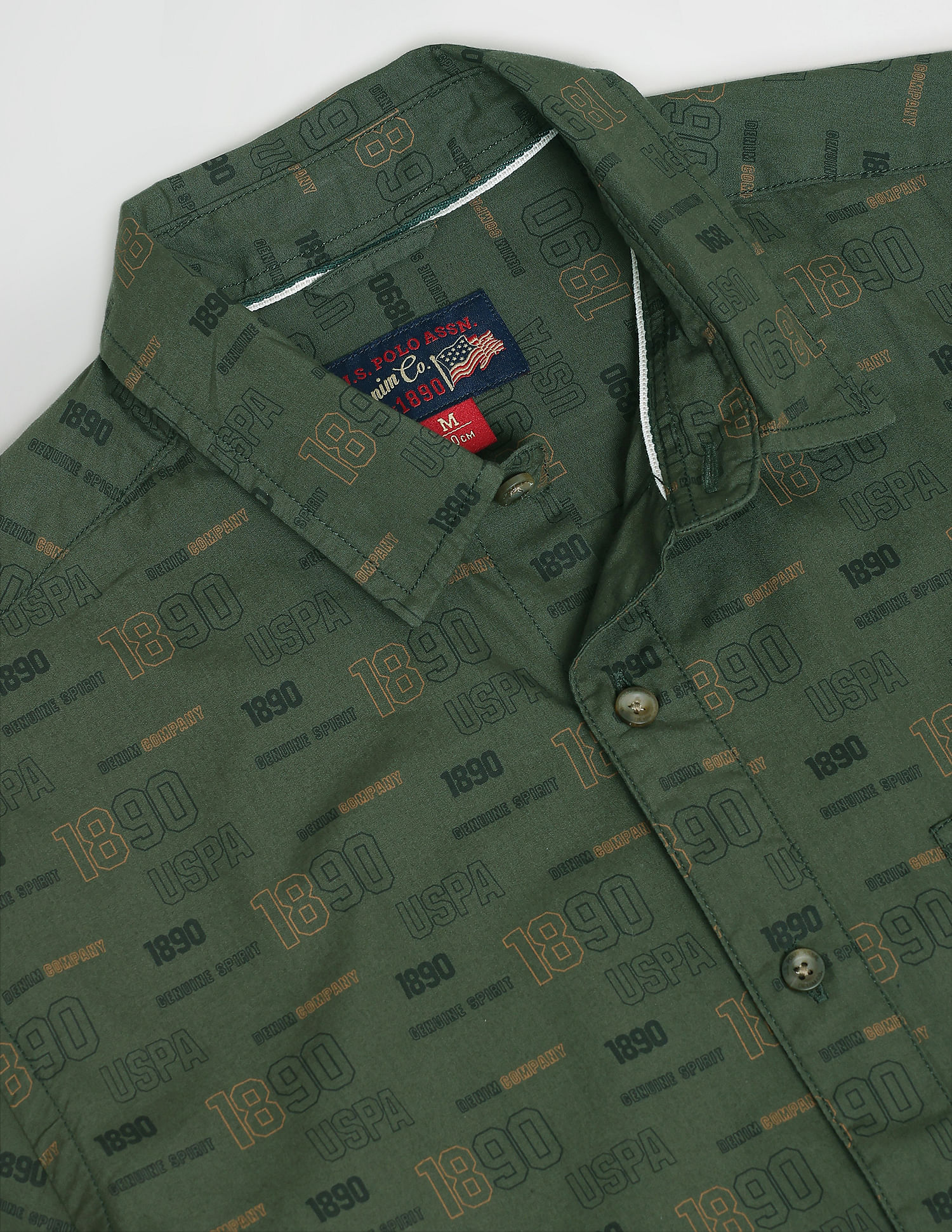 U.S. Polo Assn. Denim Co. BrPrint Cotton Shirt
