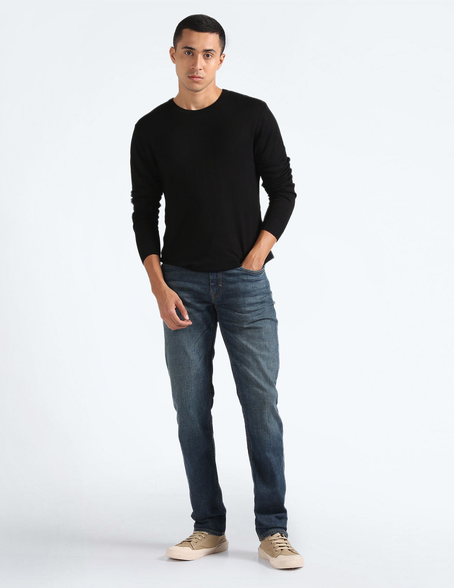 Flying Machine Freddie Slim Straight Fit Jeans