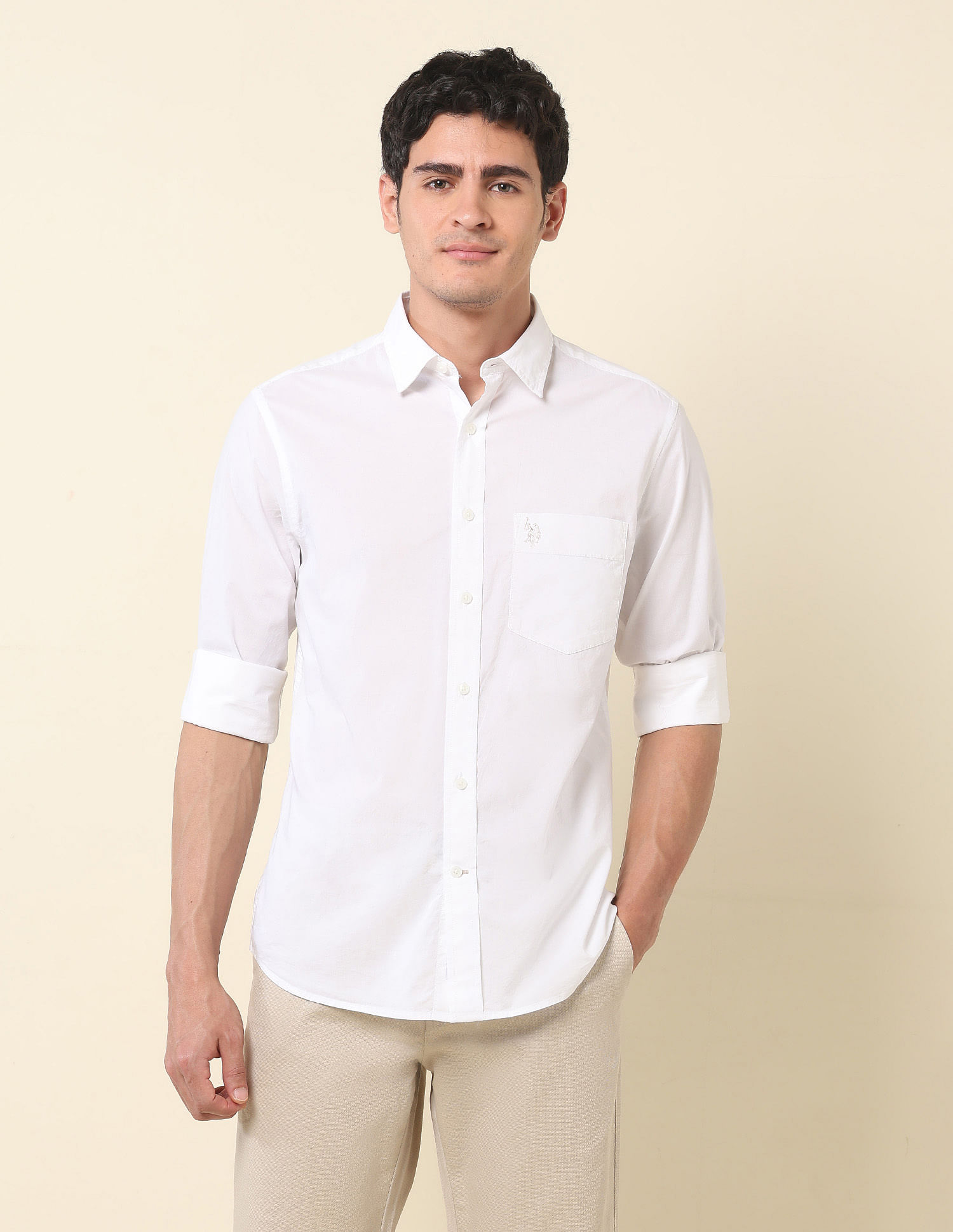 U.S. Polo Assn. Pure Cotton Tailored Fit Shirt