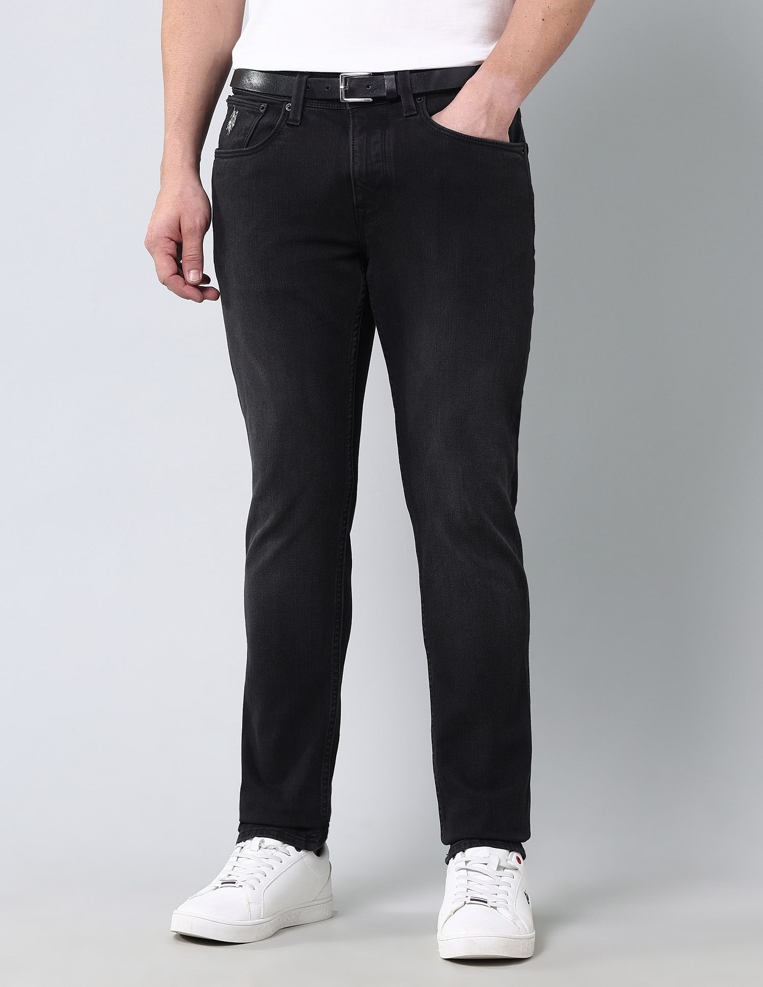 U.S. Polo Assn. Denim Co. Brandon Slim Tapered Fit Bi Stretch Authentic Jeans