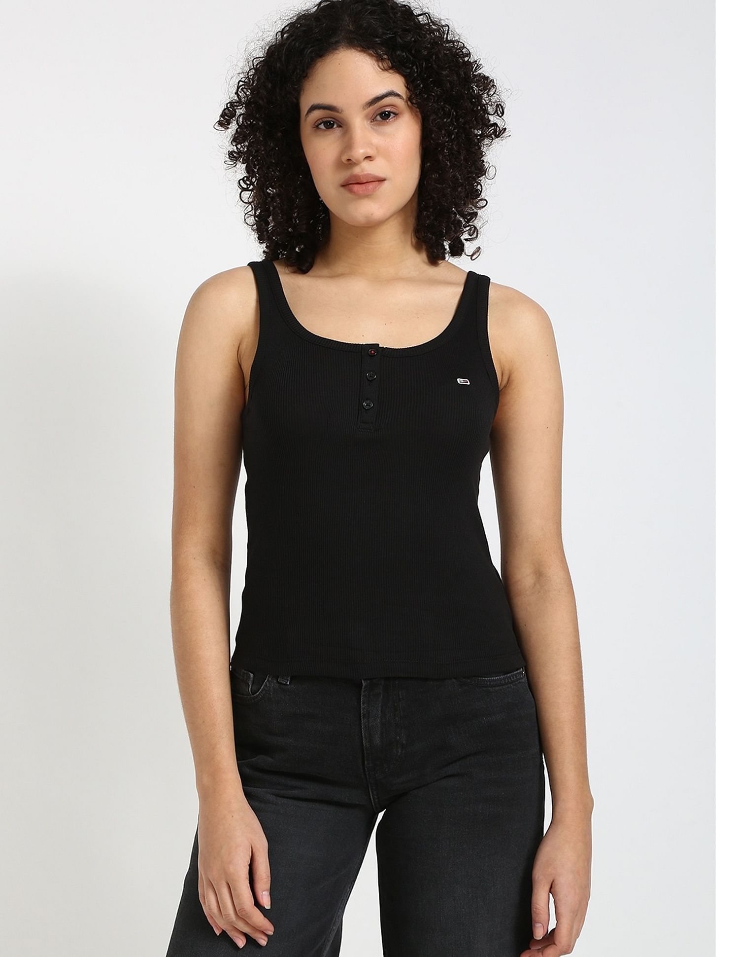 Tommy Hilfiger Slim-Fit Cotton Round Neck Tank Top