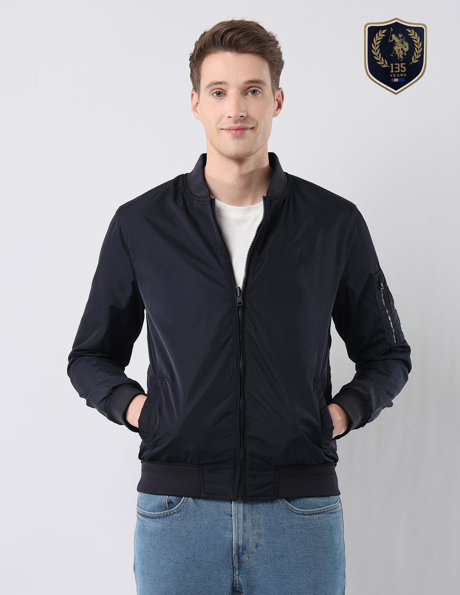 Buy U.S. Polo Assn. Solid Reversible Jacket - NNNOW.com