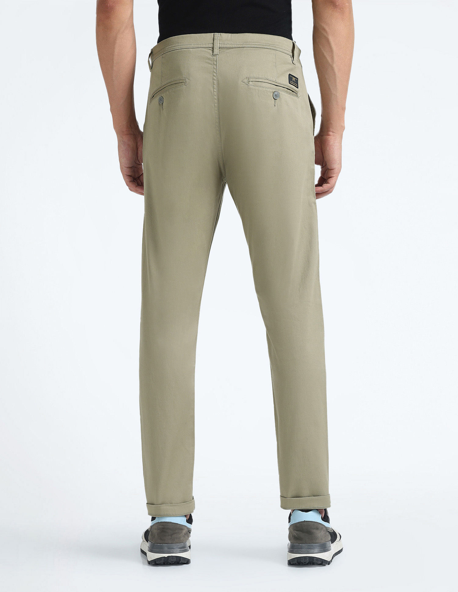 Flying Machine Slash Slim Tapered Fit Twill Chinos