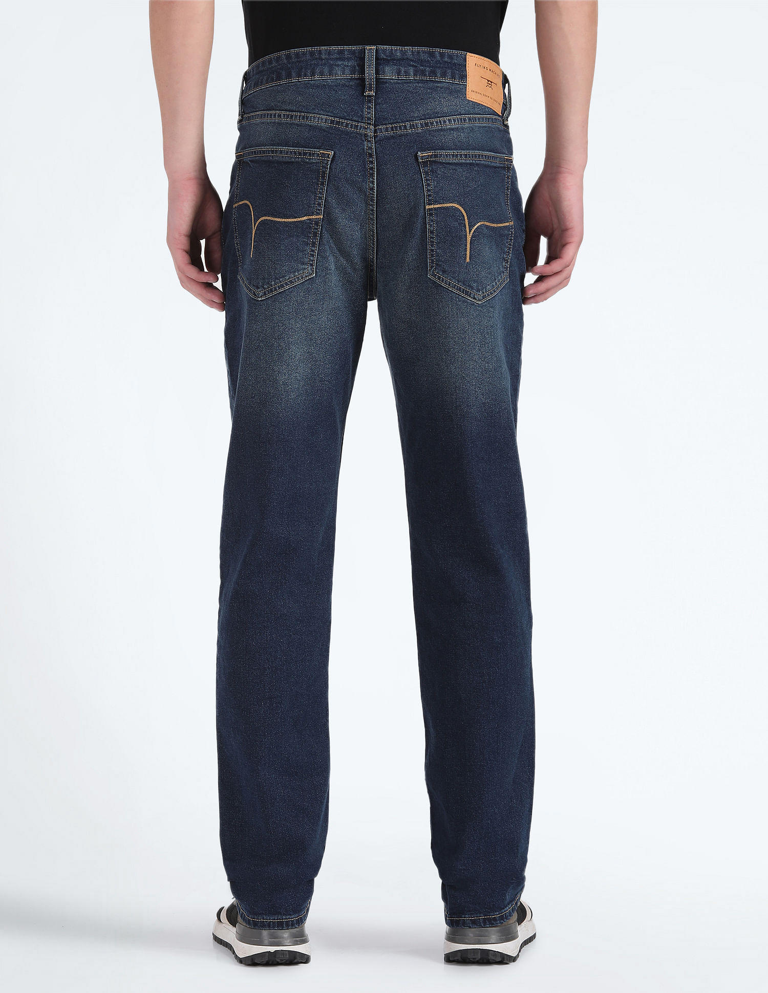 Flying Machine Slim Straight Fit Mid Rise Jeans