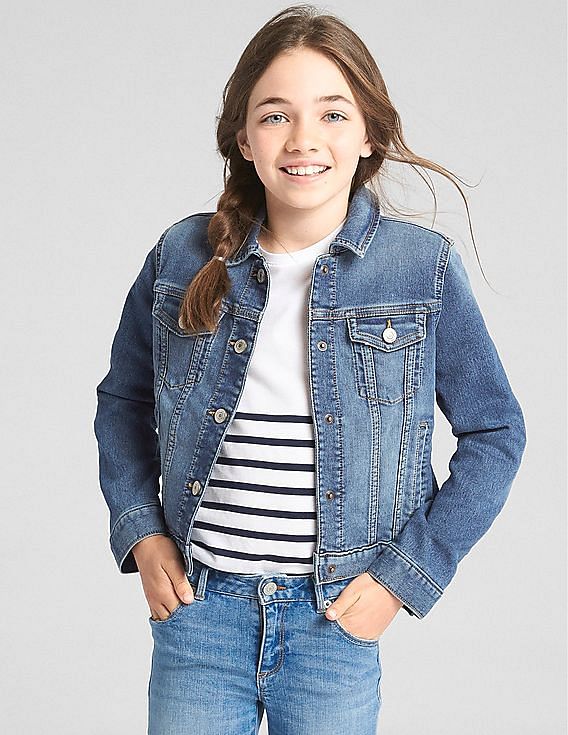 Gap girls on sale denim jacket