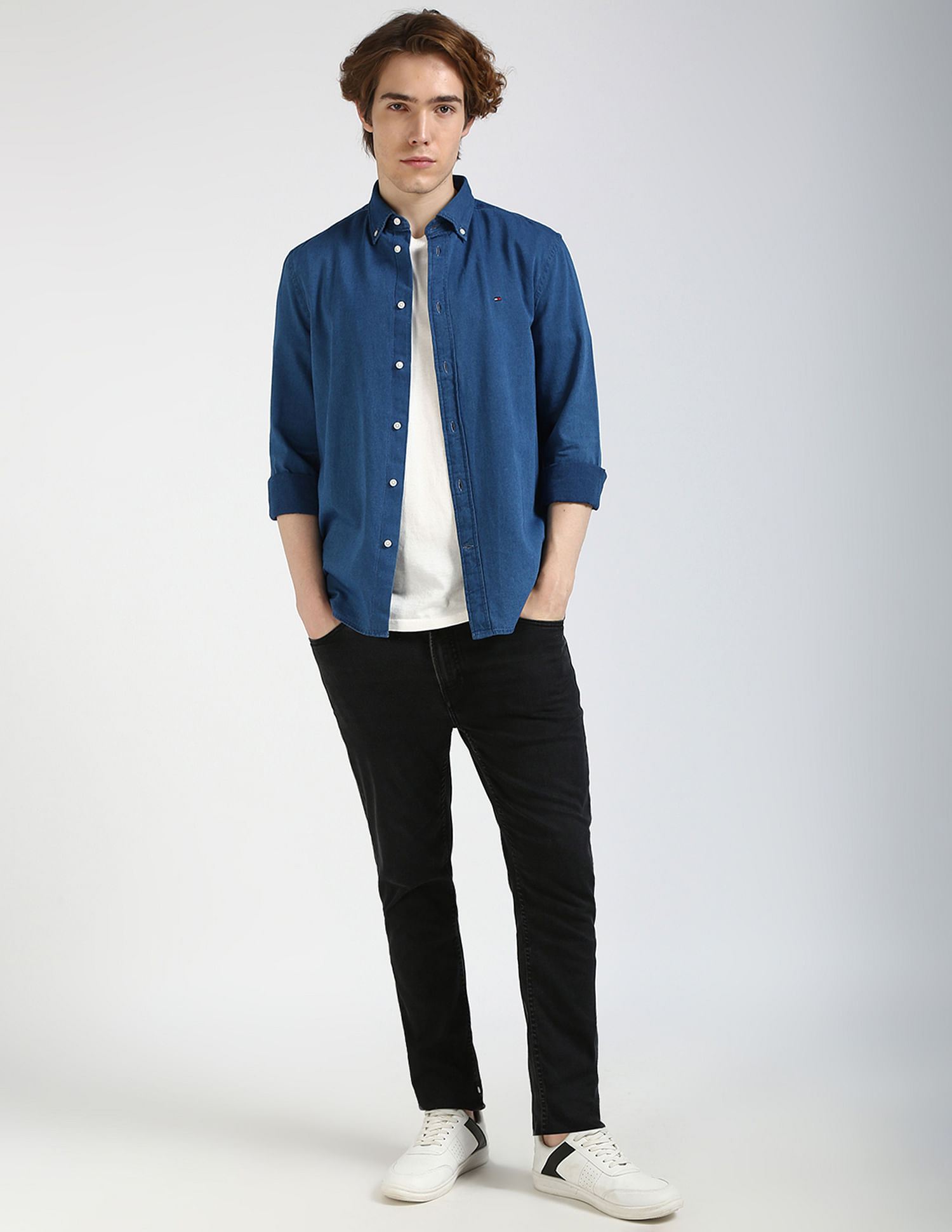 Tommy Hilfiger Chambray Regular Fit Shirt