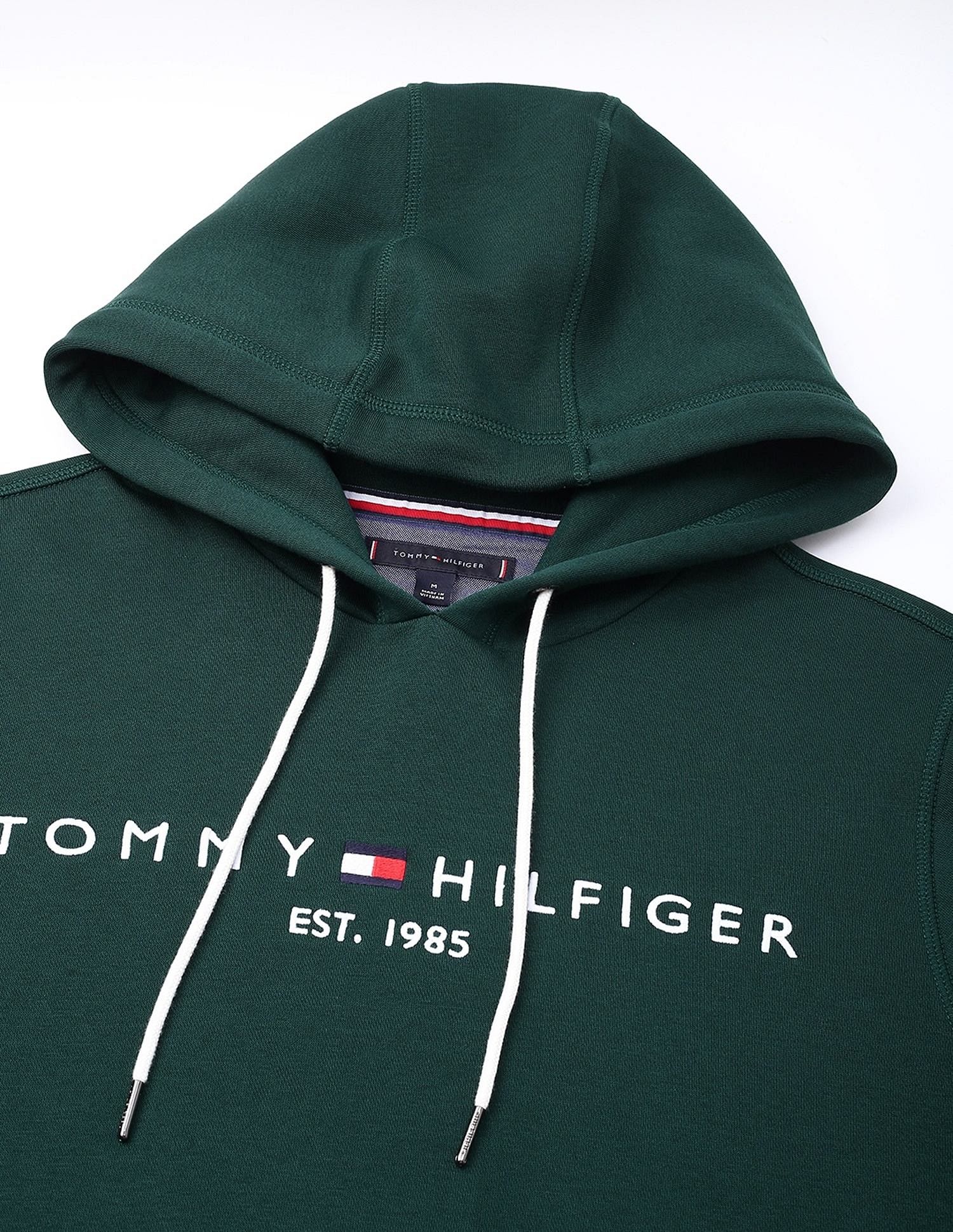 Tommy Hilfiger Embroidered Logo Regular-Fit Cotton Hooded Sweatshirt
