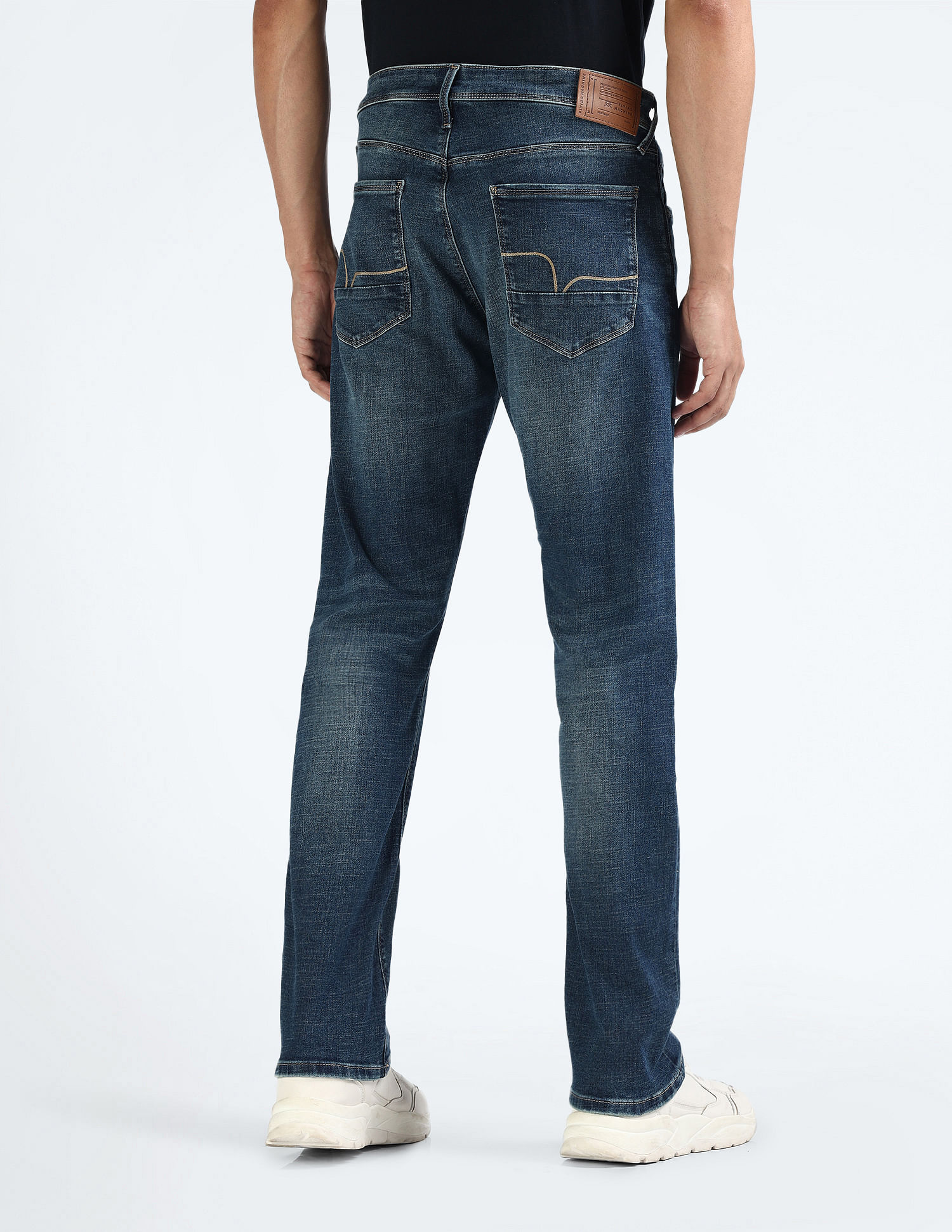 Flying Machine F-Jango Straight Fit Stone Wash Jeans