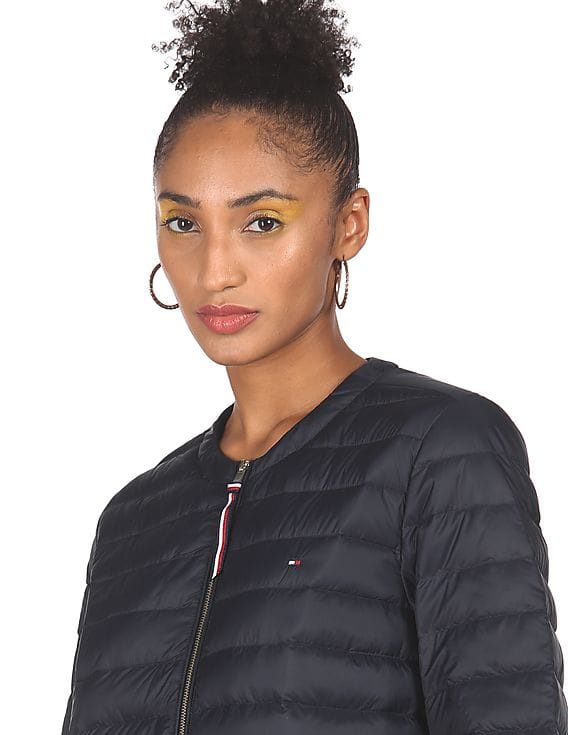 Diamond Quilted Tommy Hilfiger Women Bomber Jacket Buy