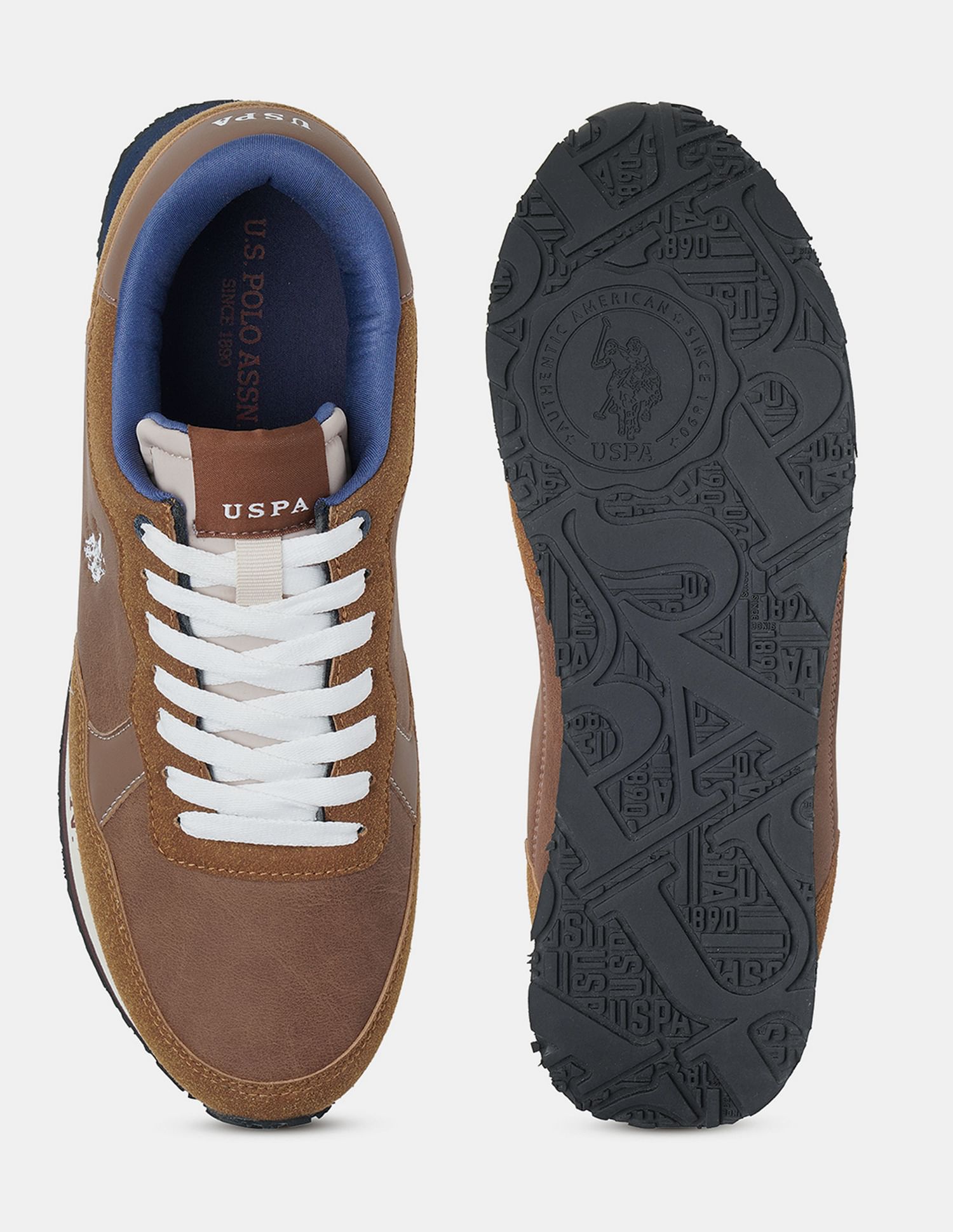 U.S. Polo Assn. Men Caspian 2.0 Colour Blocked Sneakers