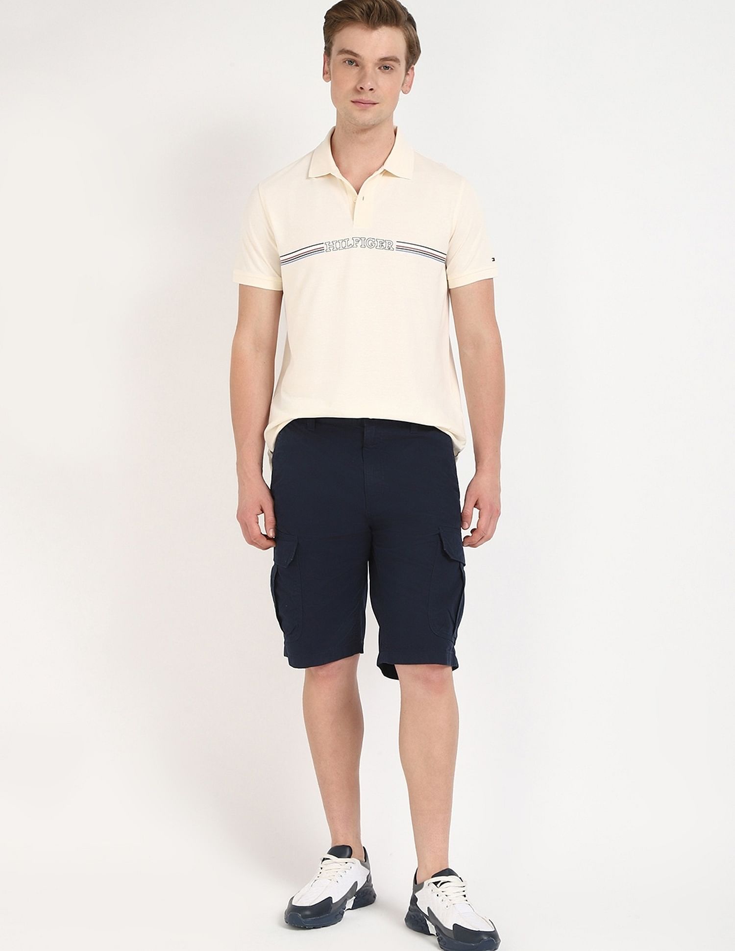 Tommy Hilfiger Logo Regular-Fit Cotton Polo Shirt