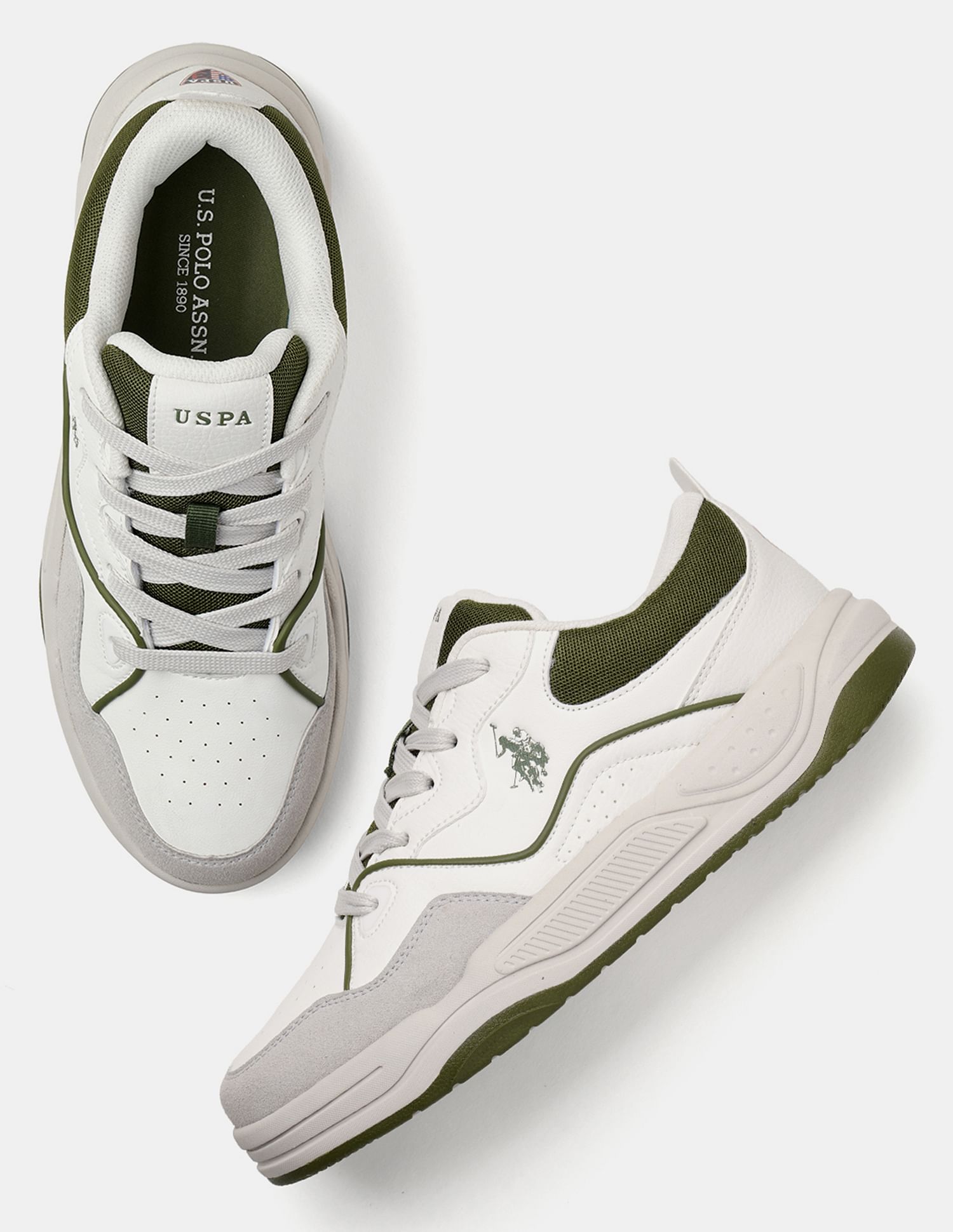 U.S. Polo Assn. Men Odore Colour Blocked Sneakers