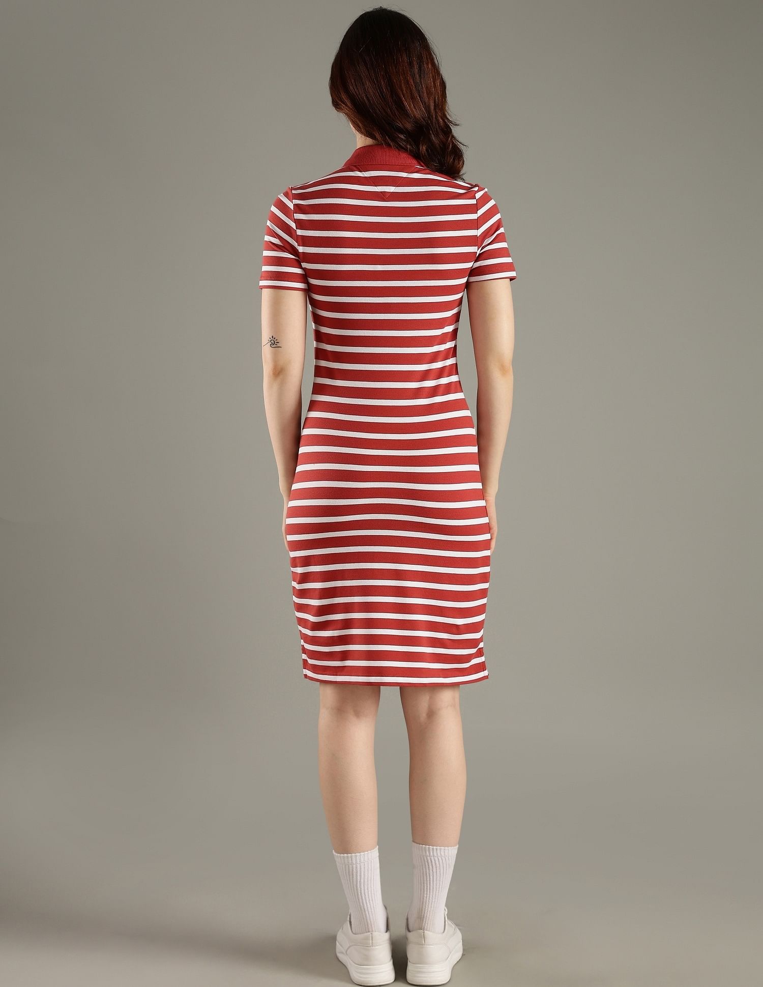 Tommy Hilfiger Cotton Polo Collar T-Shirt Dress