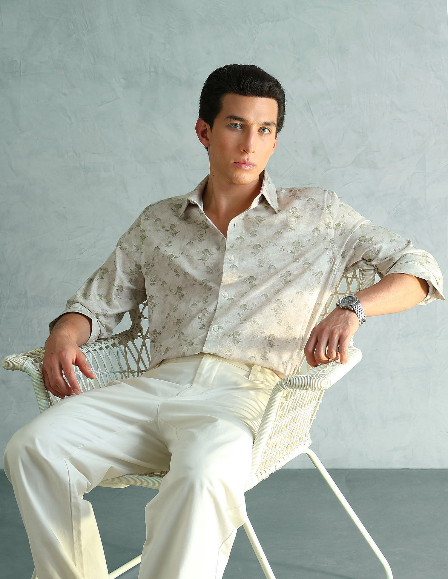 Arrow Newyork Slim Fit Smart Printed Shirt