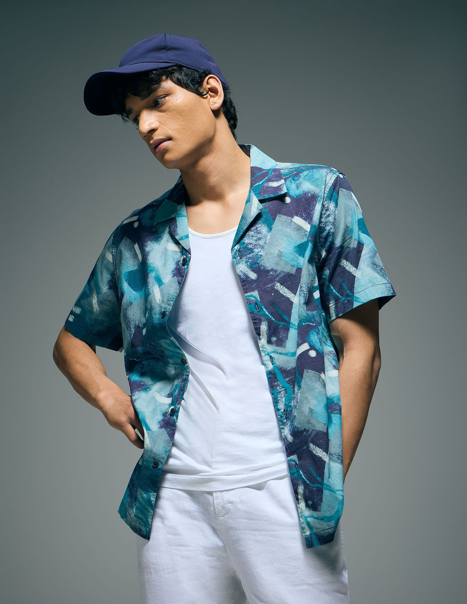 Flying Machine Pure Cotton Original Cuban Shirt