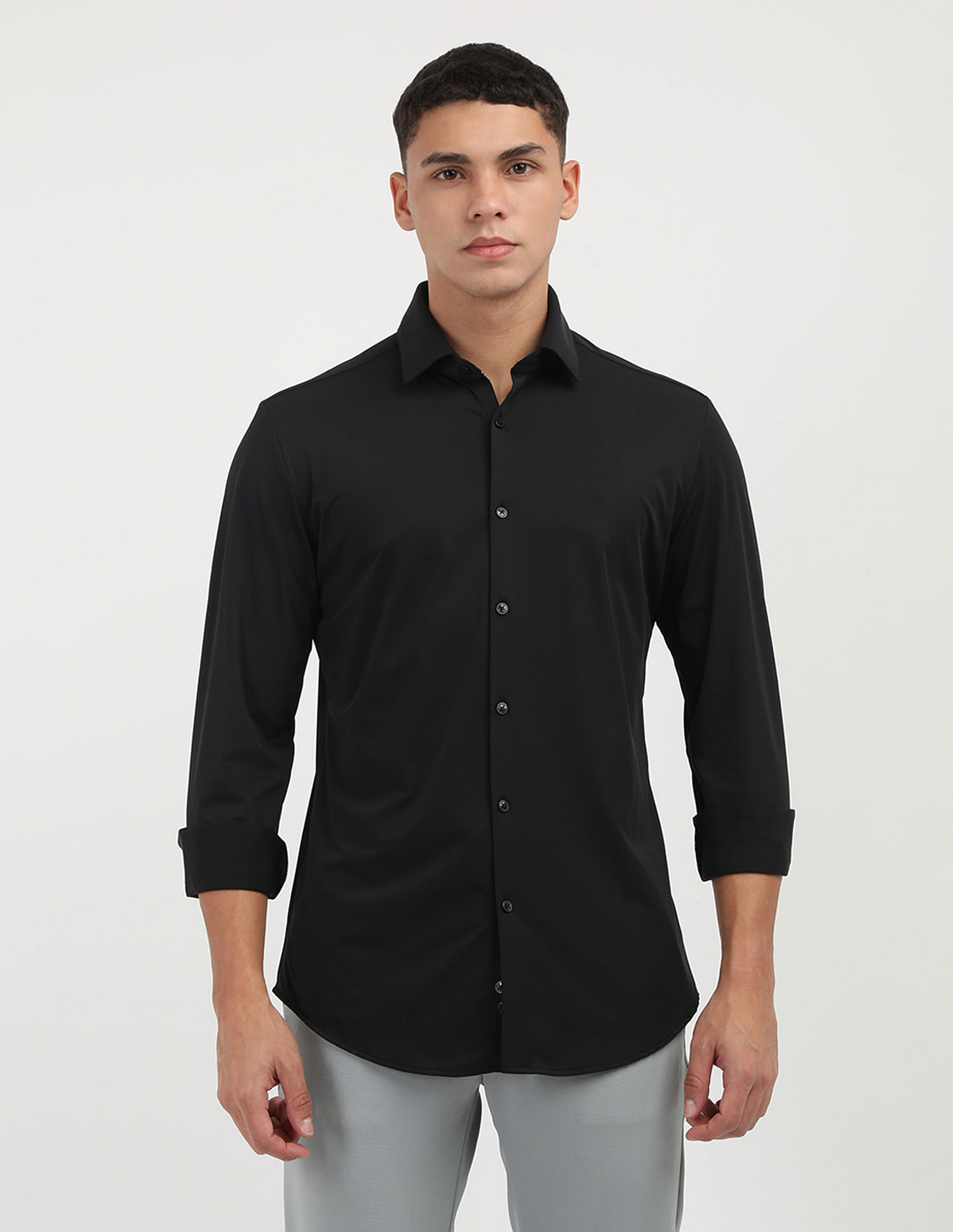 Calvin Klein Slim Fit Solid Shirt